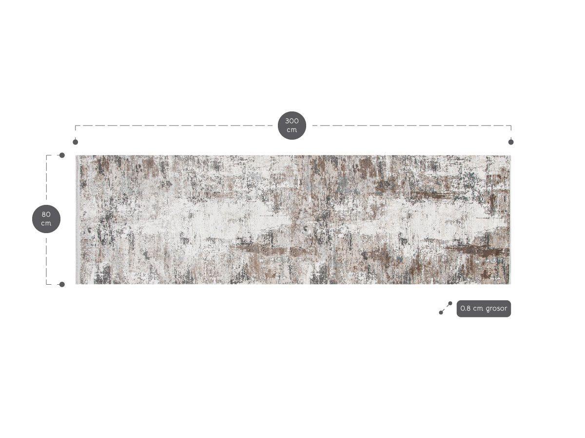 Alfombra  Aspen Mil Eiq44 Lgray 080X300-0