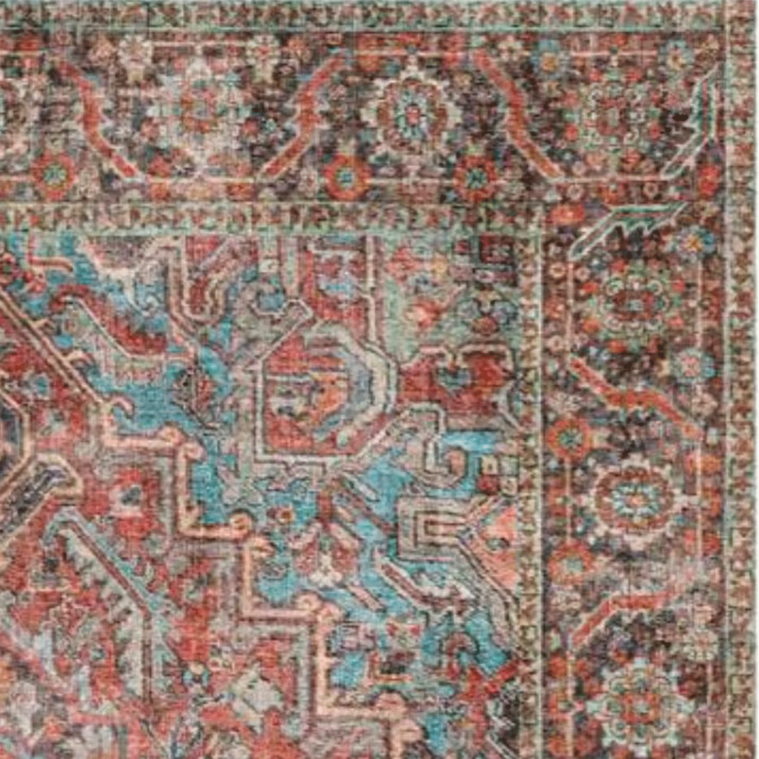 Bajada Cama BAZHARS  Amasya Nor H0486 080x120 cm Multicolor-6