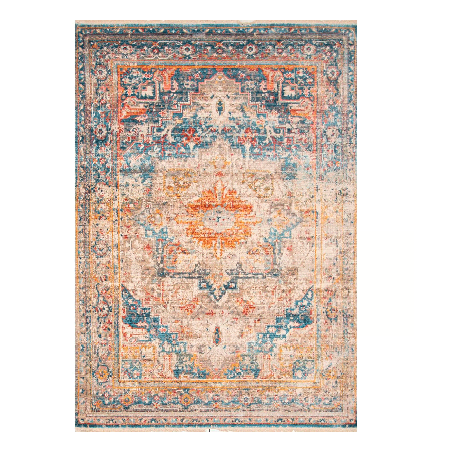 Alfombra BAZHARS Intrigue 7802 133x185 cm Azul-4