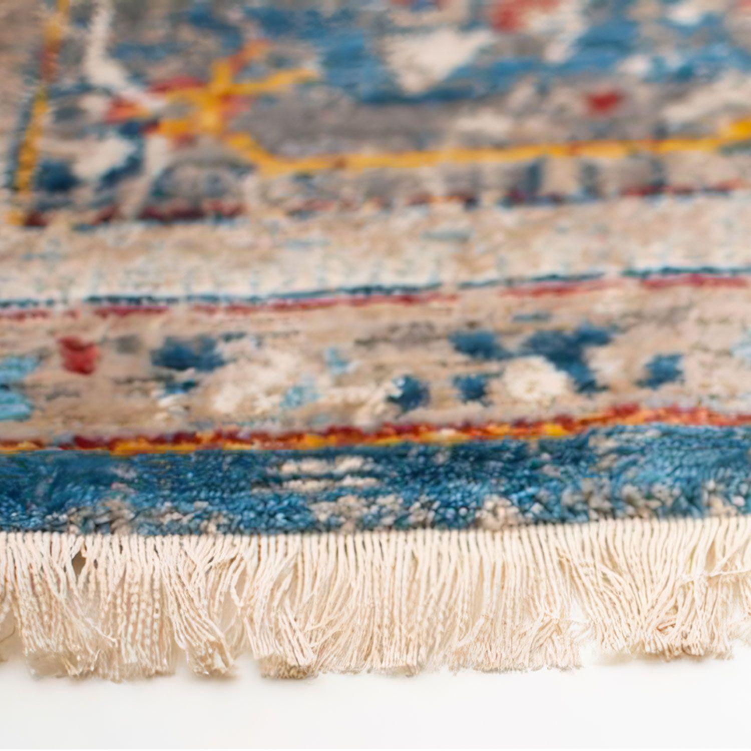 Alfombra BAZHARS Intrigue 7802 133x185 cm Azul-3