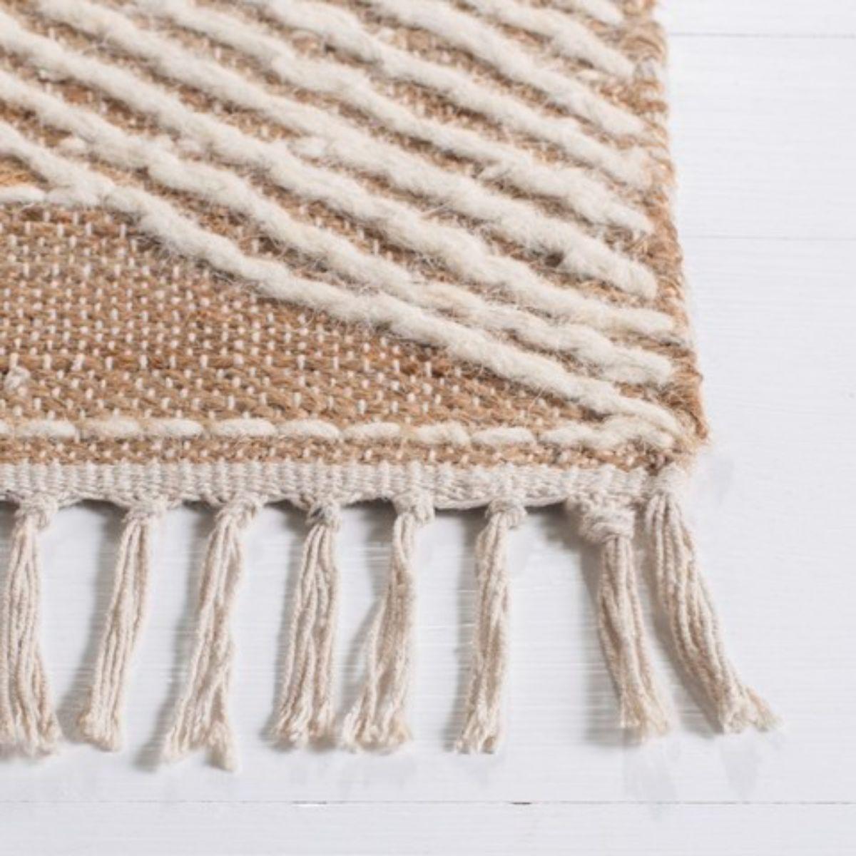 Alfombra  Jute Ansa Wool 1 140X200-2