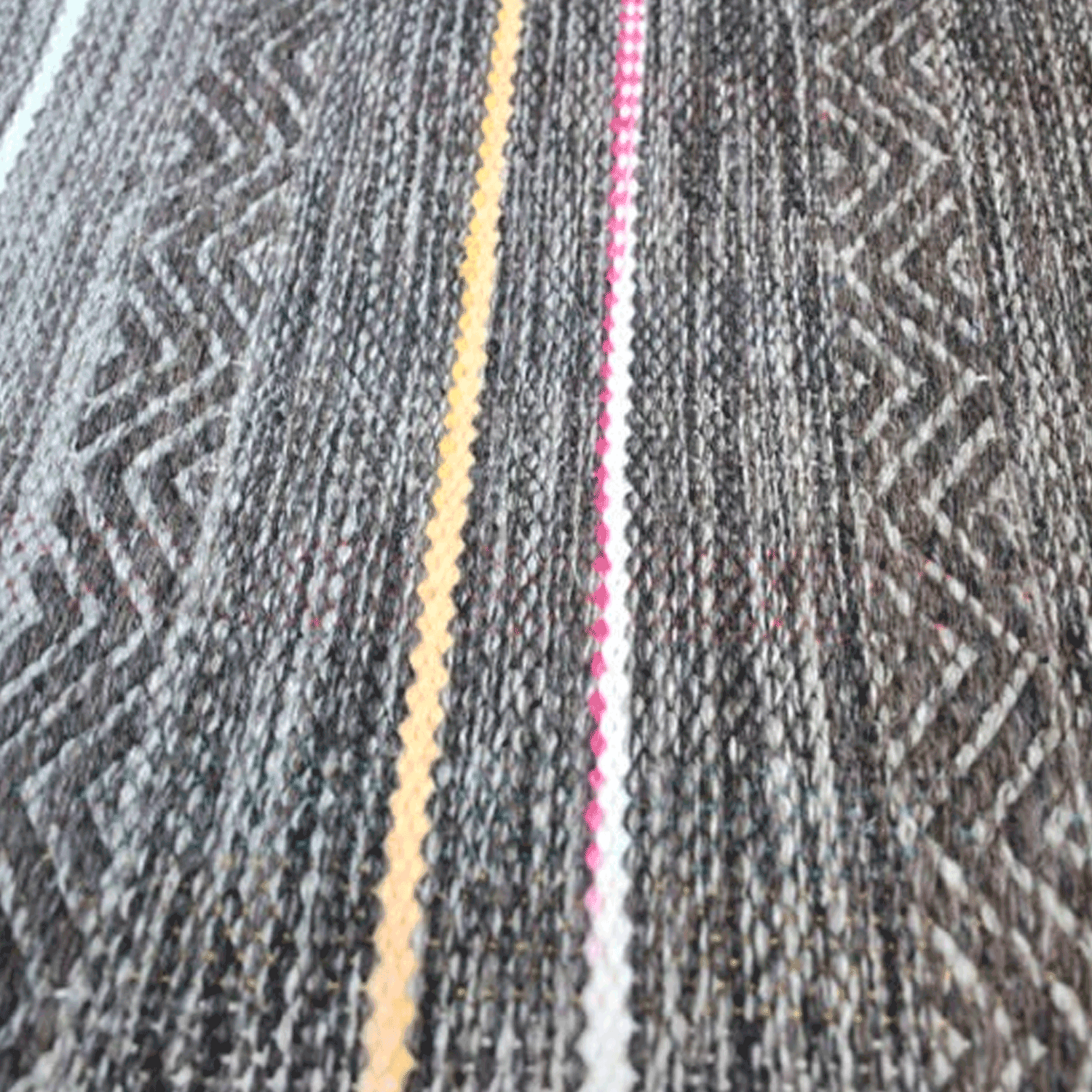Alfombra BAZHARS Kelim Waz Etnic 2 140x200 cm Gris claro-3
