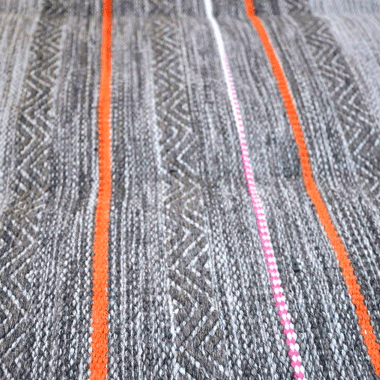 Alfombra BAZHARS Kelim Waz Etnic 2 140x200 cm Gris claro-4