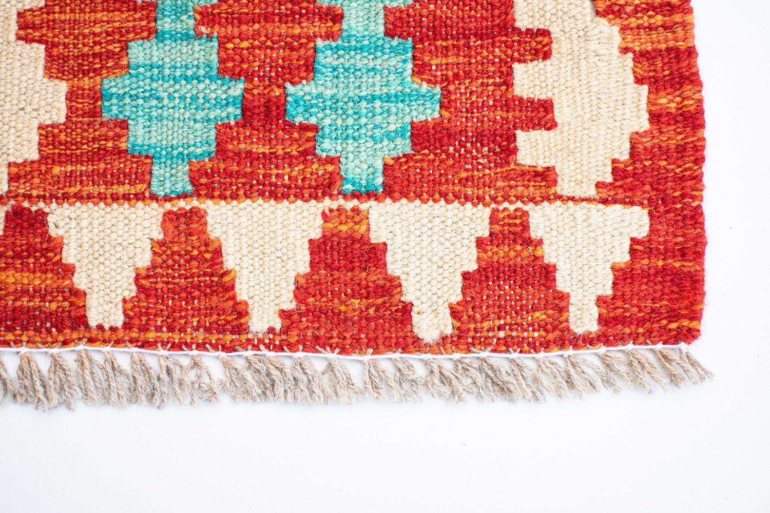 Alfombra Artesanal Bazhars Kelim Vegi 193X153 cm-4