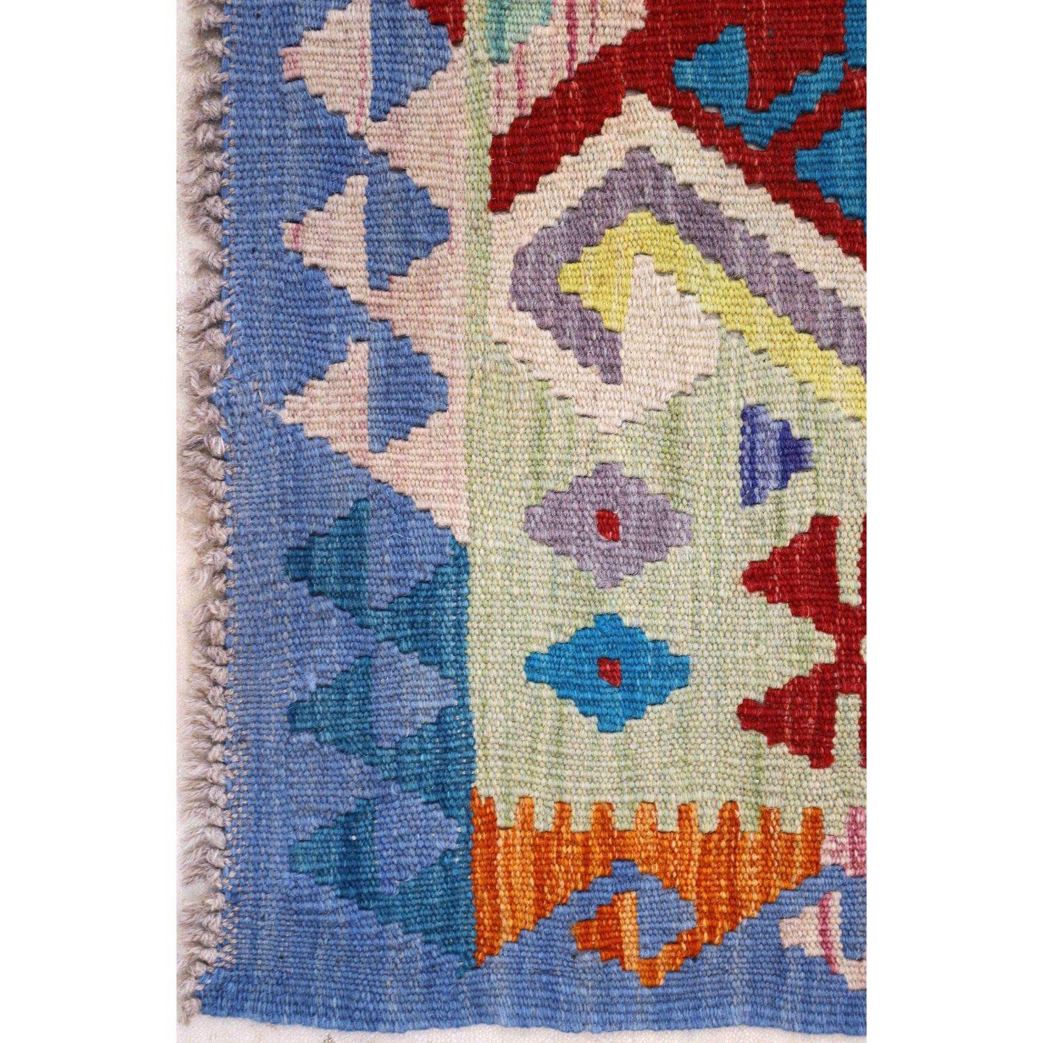 Alfombra 124X079 cm Artesanal Kilim Vegi Bazhars-2