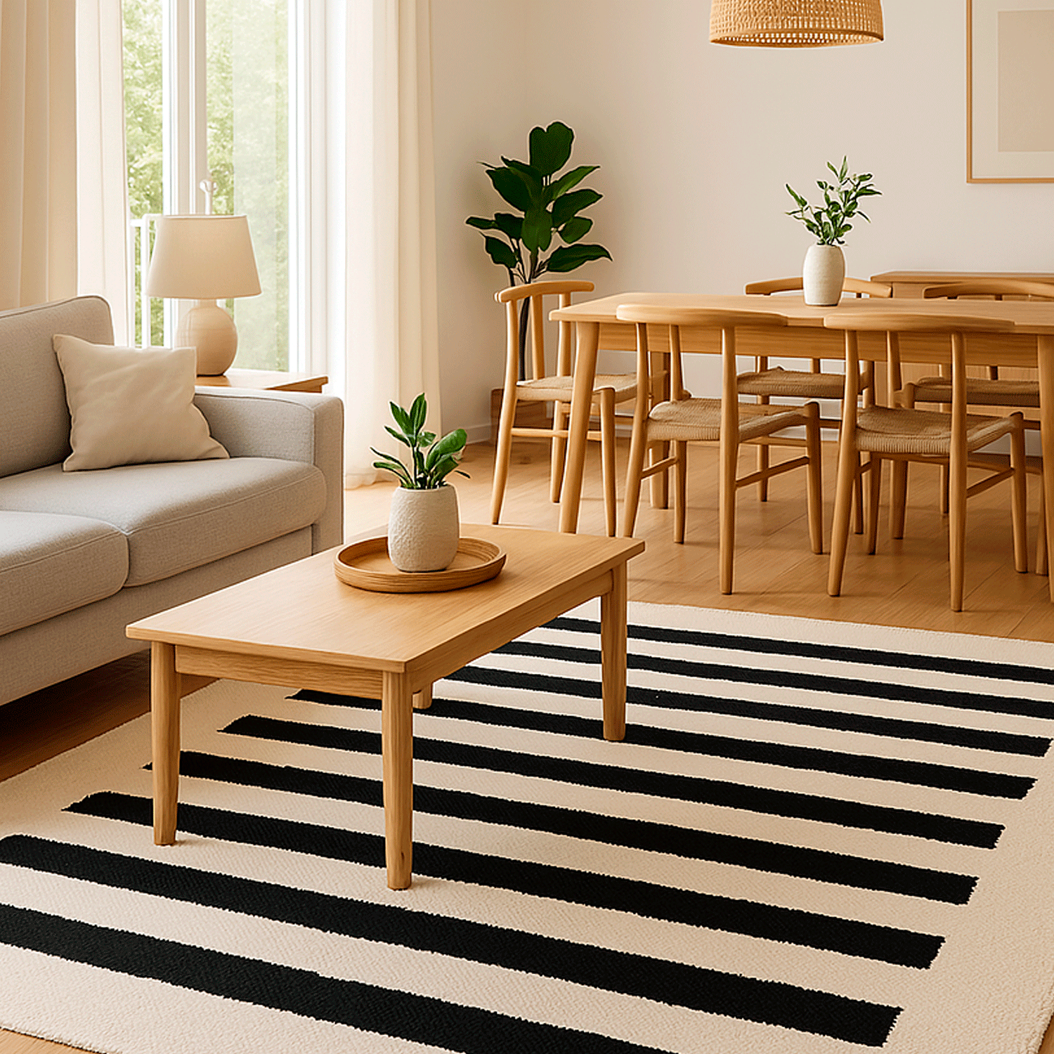 Alfombra BAZHARS Kelim Pau Gall 12 BW 140x200 cm Negro-5