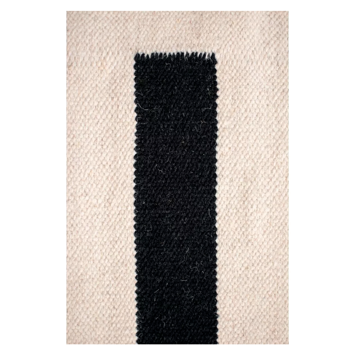 Alfombra BAZHARS Kelim Pau Gall 12 BW 140x200 cm Negro-9