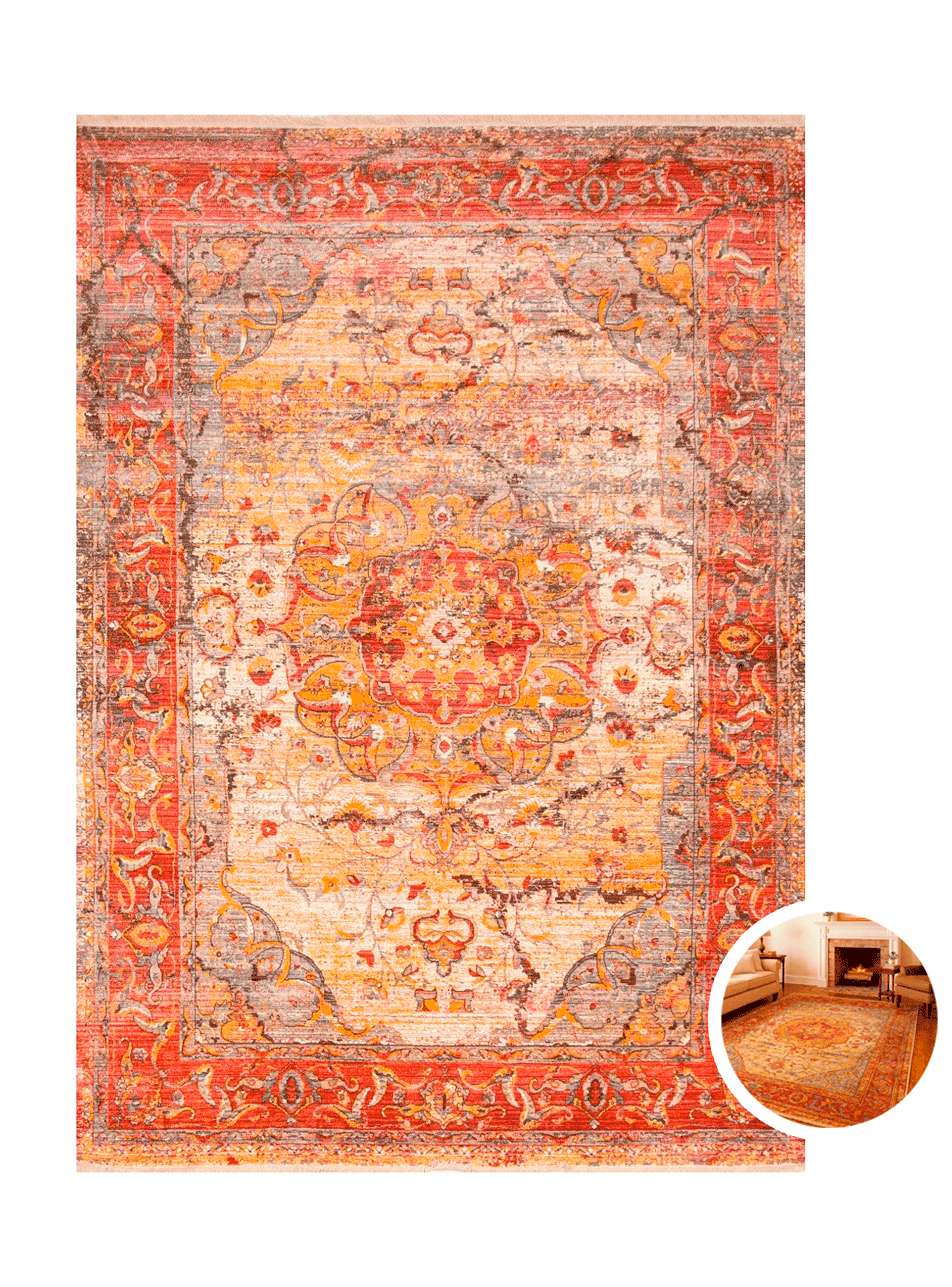 Alfombra Vintage 160X235 cm Intrigue 7601 Bazhars-3