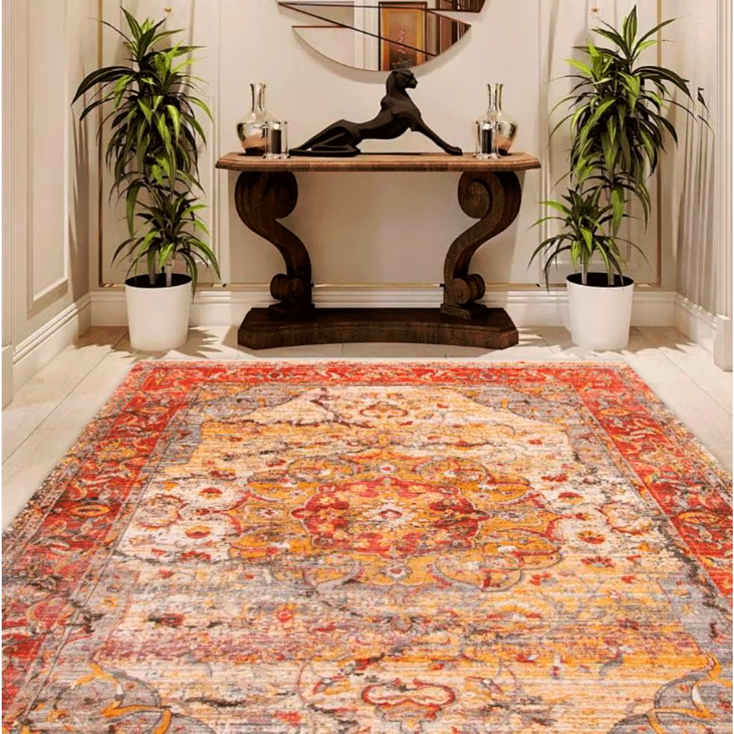 Alfombra BAZHARS Intrigue 7601 160x235 cm Multicolor-3