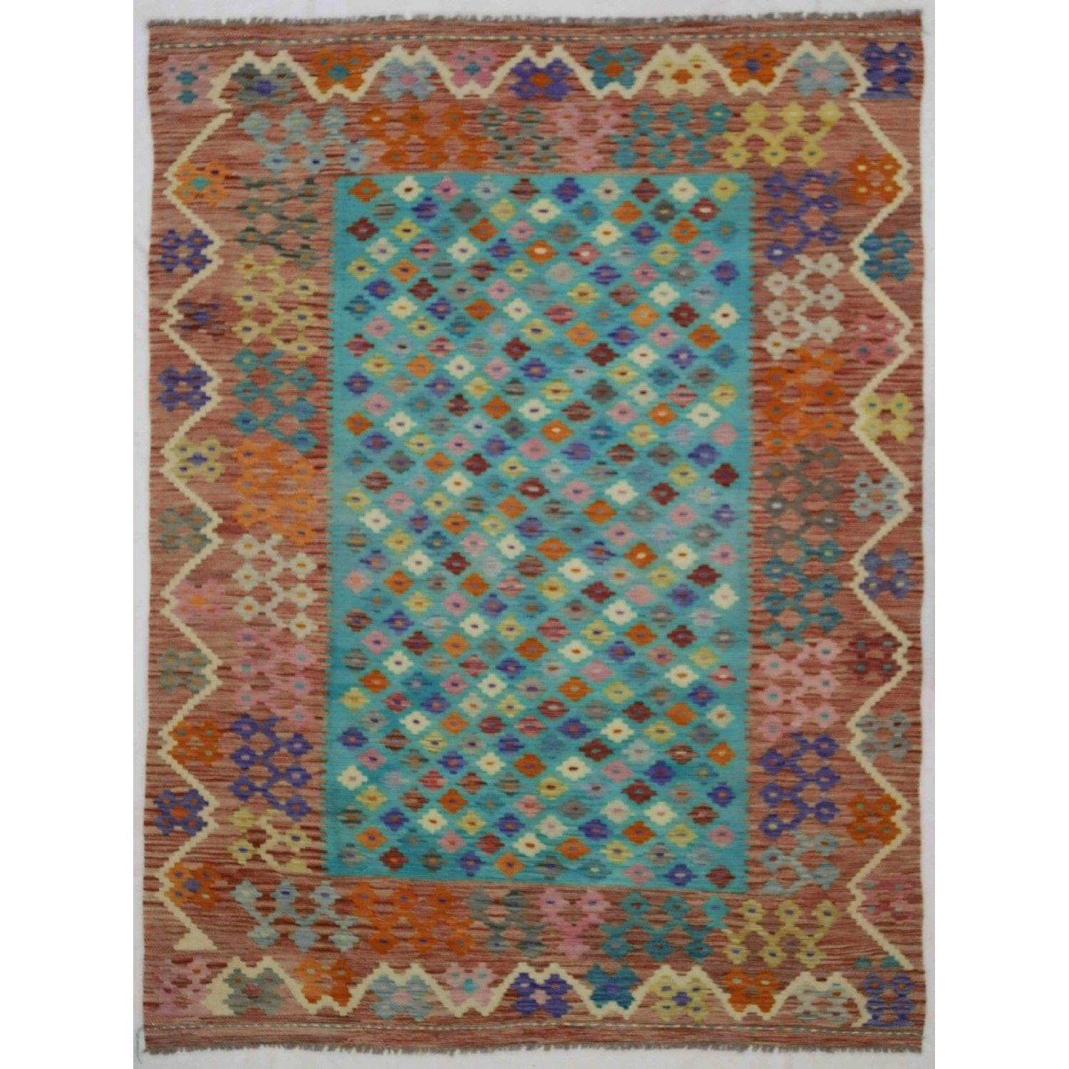 Alfombra BAZHARS Kilim Vegi MP915 292x204 cm Multicolor-3