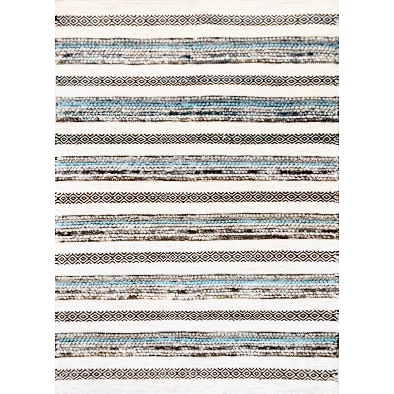 Alfombra BAZHARS Am Bol 106 Acqua Multi 190x290 cm Beige-6