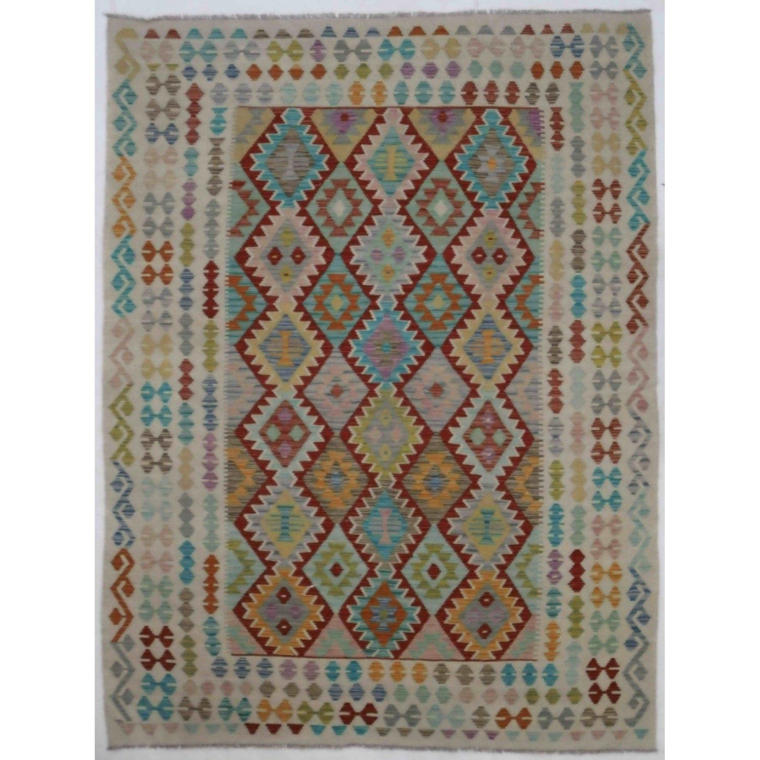 Alfombra BAZHARS Kilim Vegi MP985 294x204 cm Multicolor-3