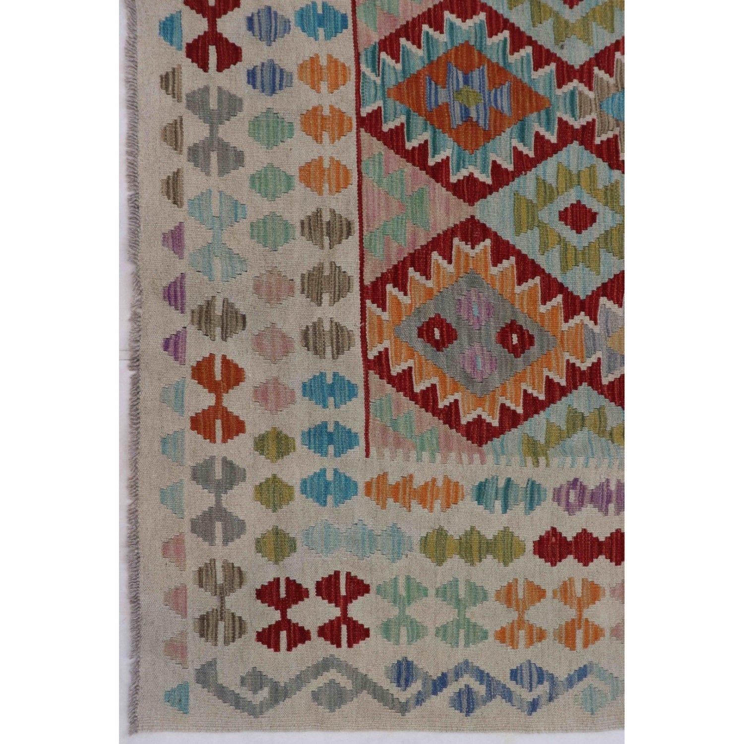 Alfombra BAZHARS Kilim Vegi MP985 294x204 cm Multicolor-5