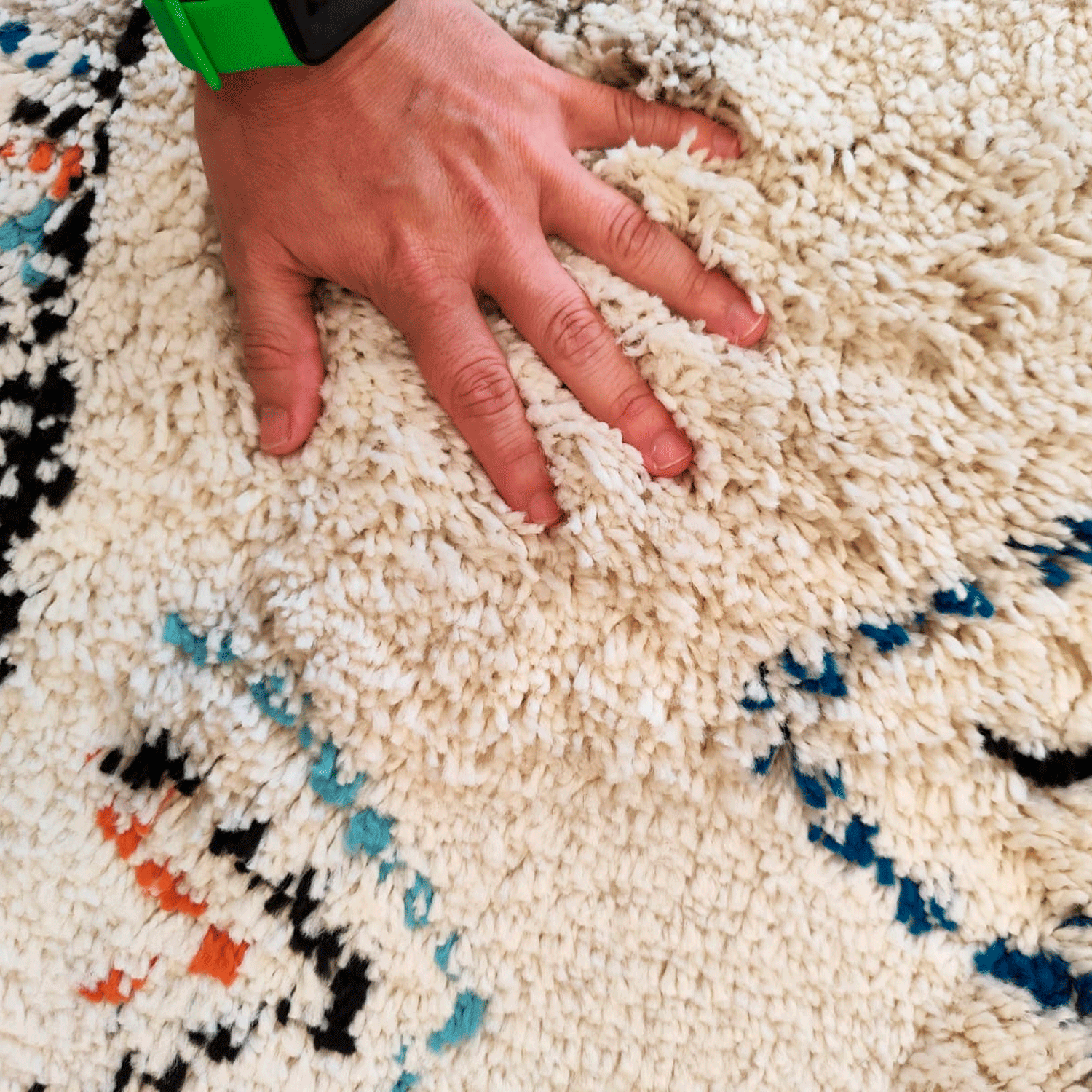 Alfombra BAZHARS Shaggy 6221 160x230 cm Multicolor-7