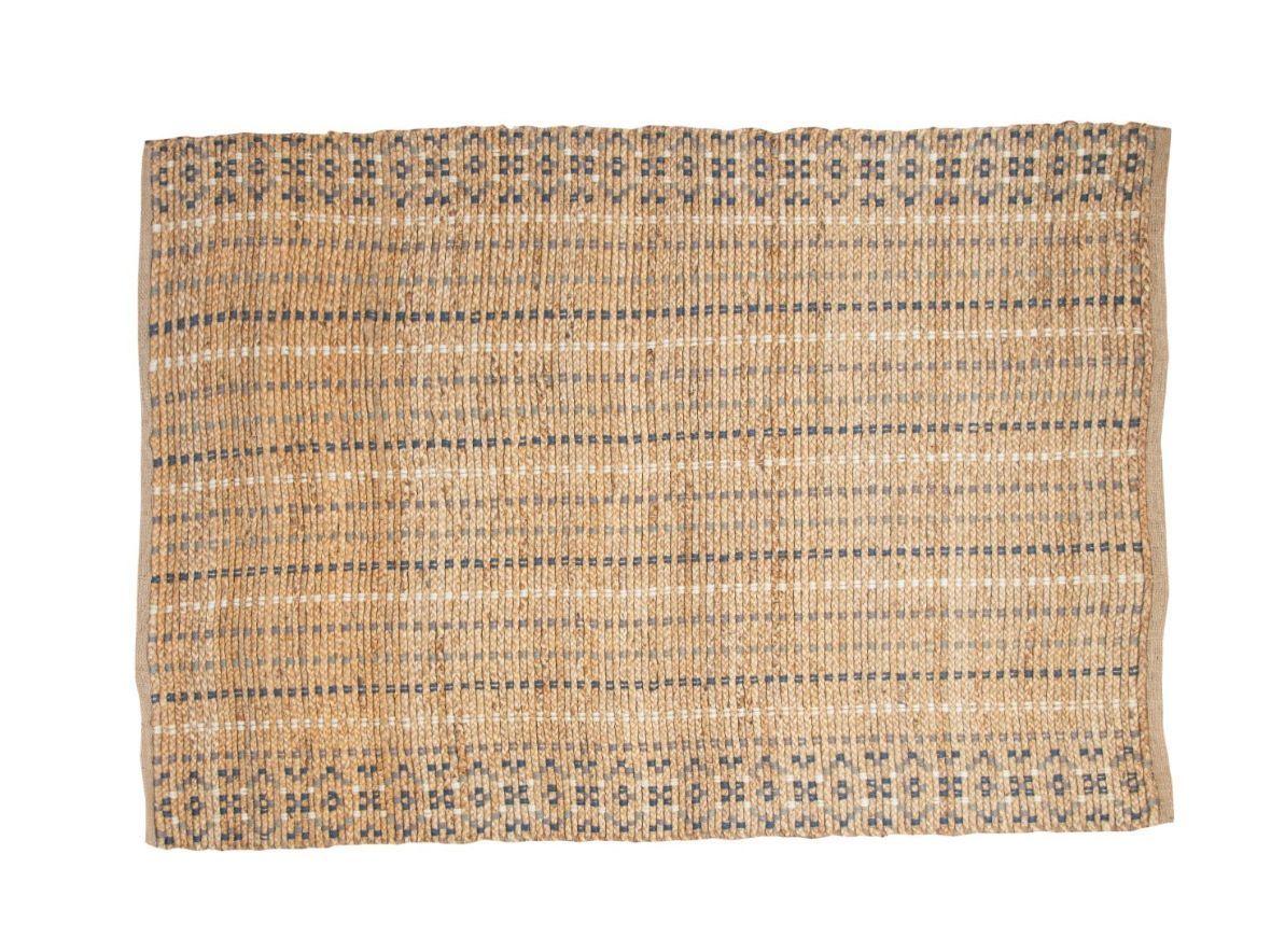 Alfombra  Jute Heri Hw Nblue Bk 140X200-0