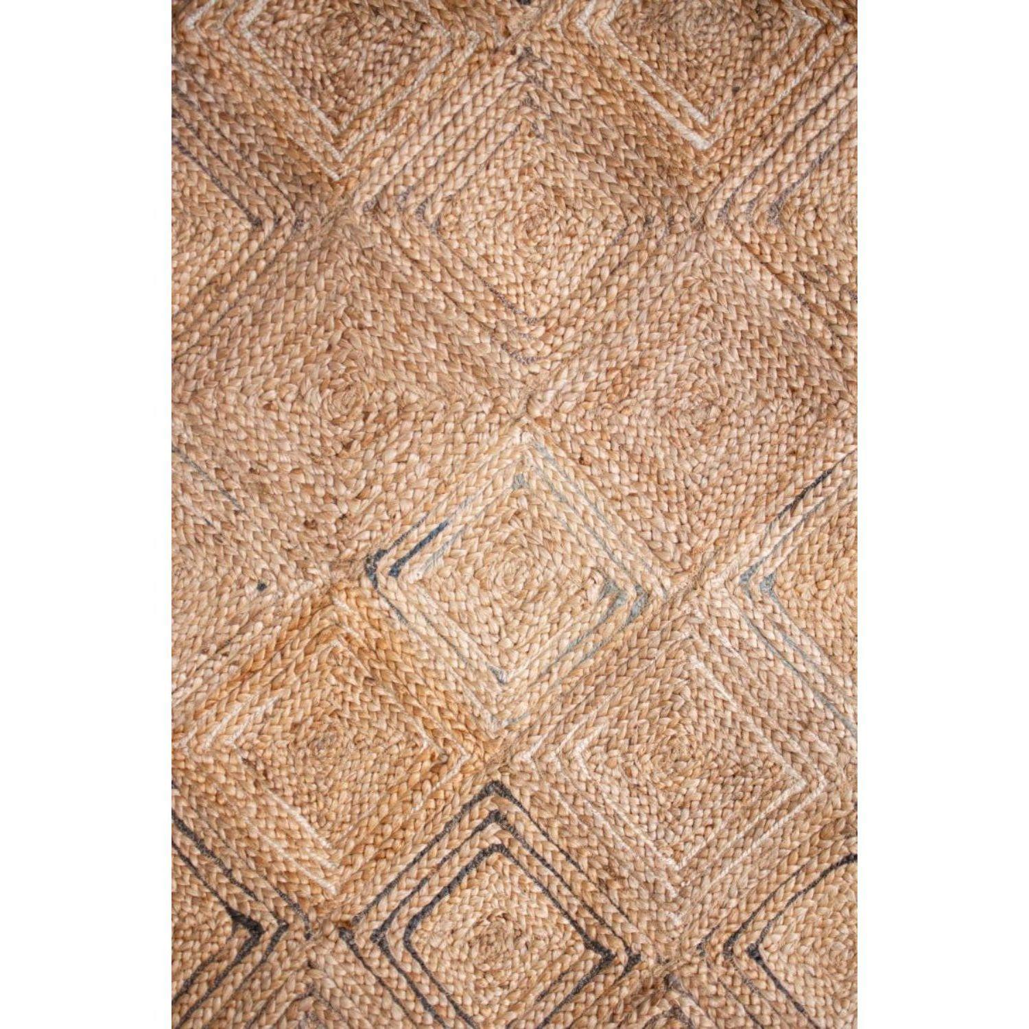 Alfombra BAZHARS  Jute Heri Braided Nmulti 140x200 cm Multicolor-2