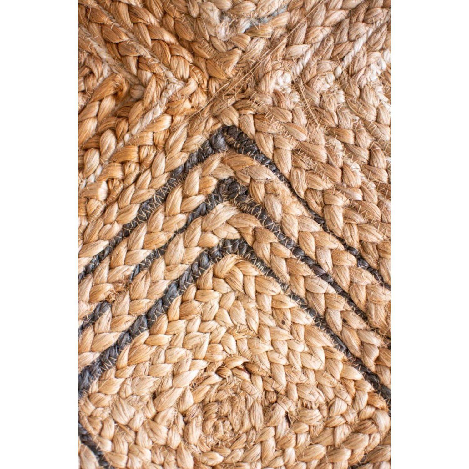 Alfombra BAZHARS  Jute Heri Braided Nmulti 140x200 cm Multicolor-9
