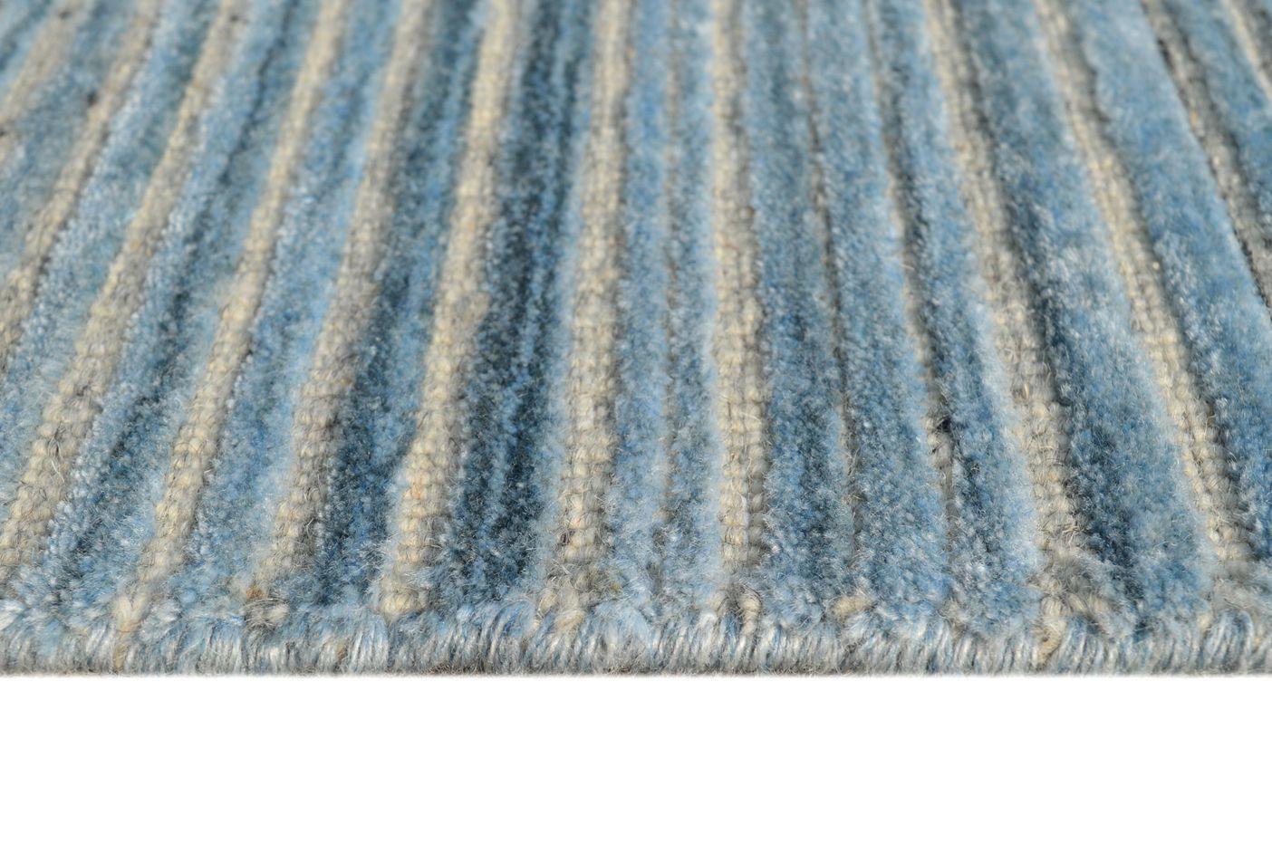 Alfombra BAZHARS Natural Rug Cut 2069 B 190x290 cm azul celeste-1