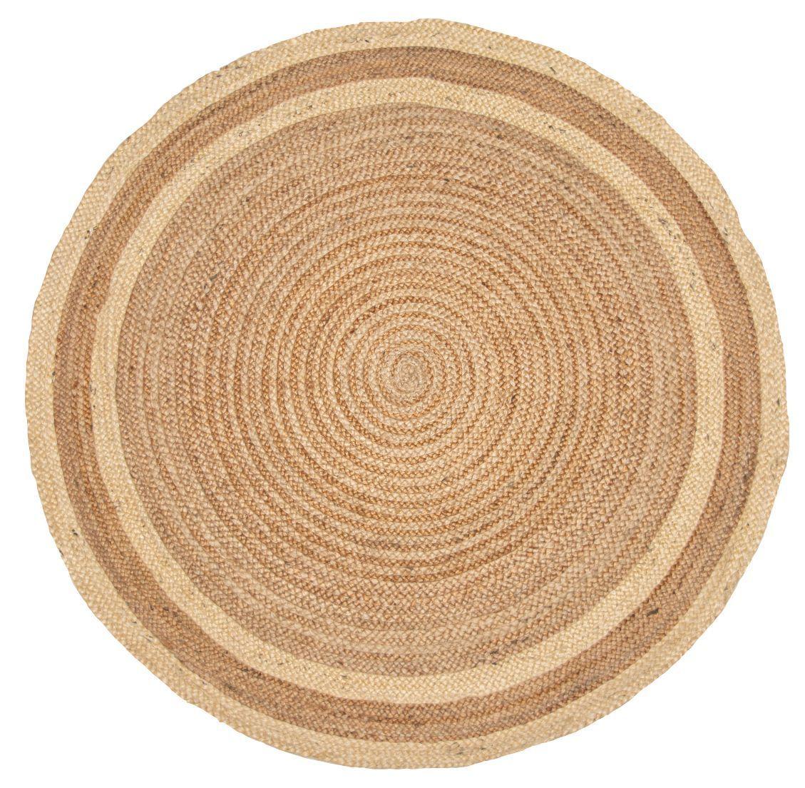 Alfombra  Jute Nav Bk 135 Rnd 150X150-0