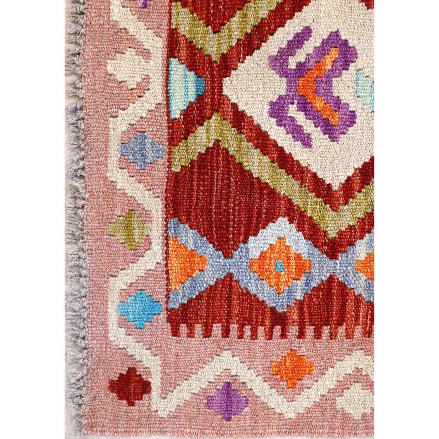 Alfombra 195X066 cm Artesanal Kilim Vegi Bazhars-2