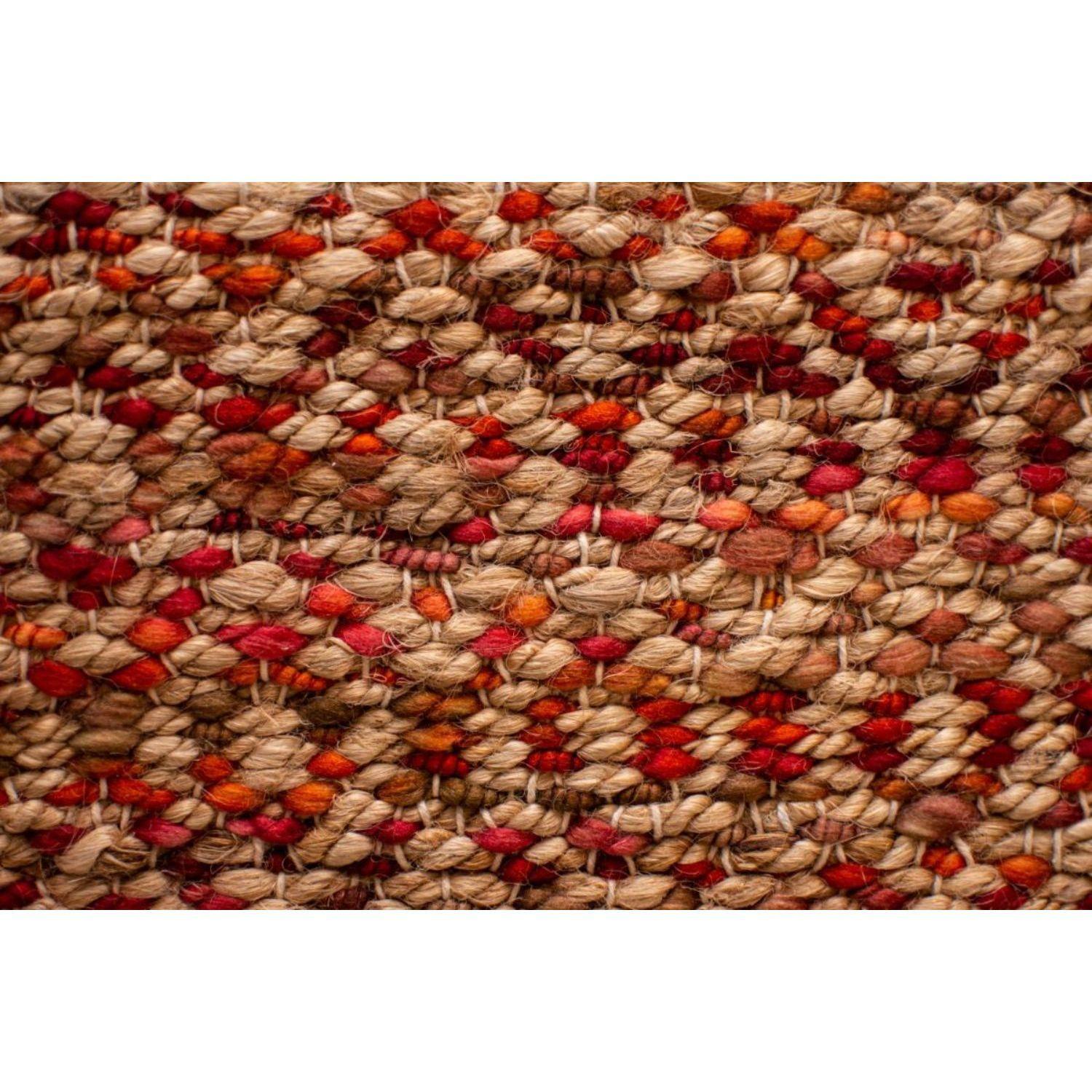 Alfombra Yute 230X330 cm Heri Hw Nred Bk Bazhars-3