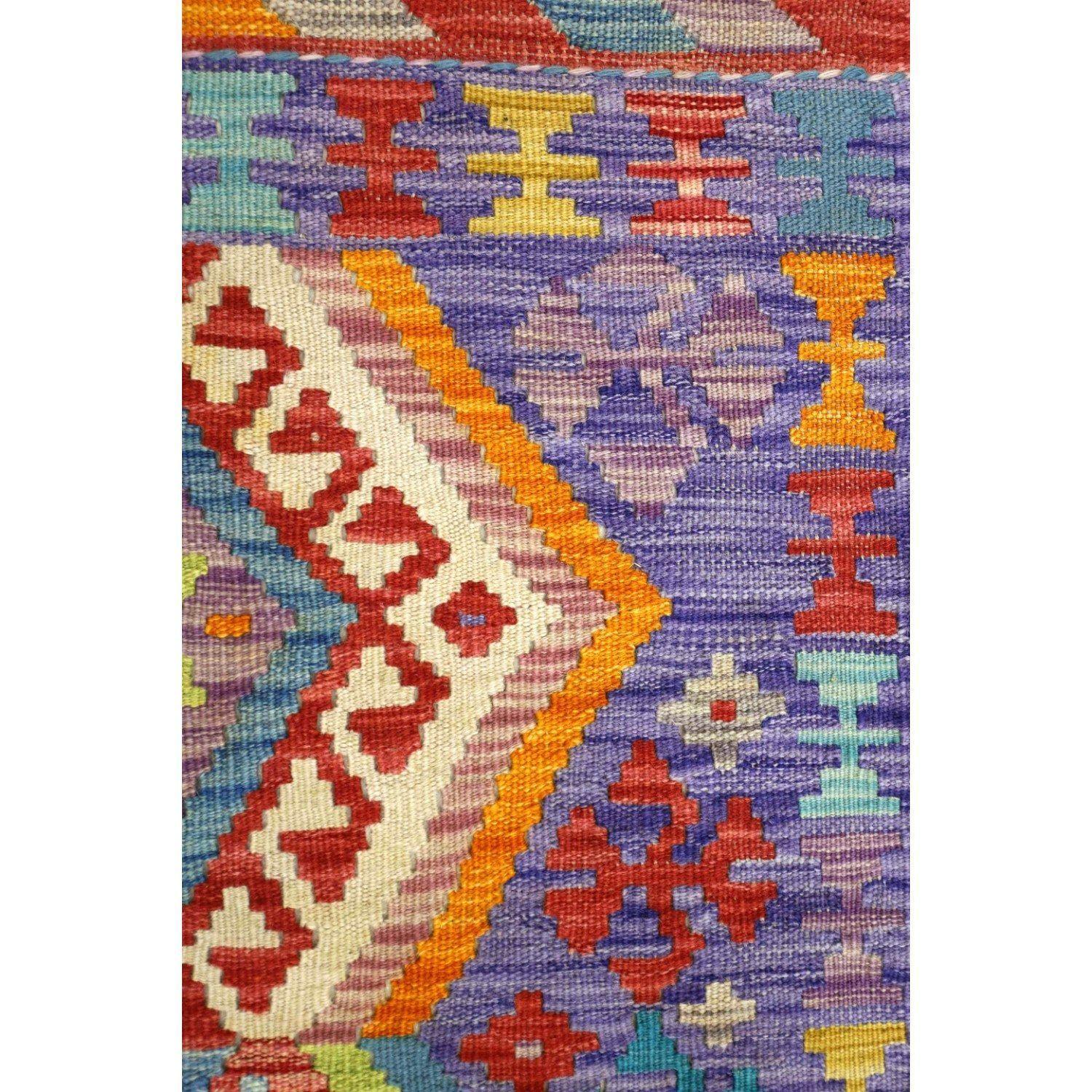 Alfombra pasillo BAZHARS Kilim Vegi MP743 210x073 cm Multicolor-1