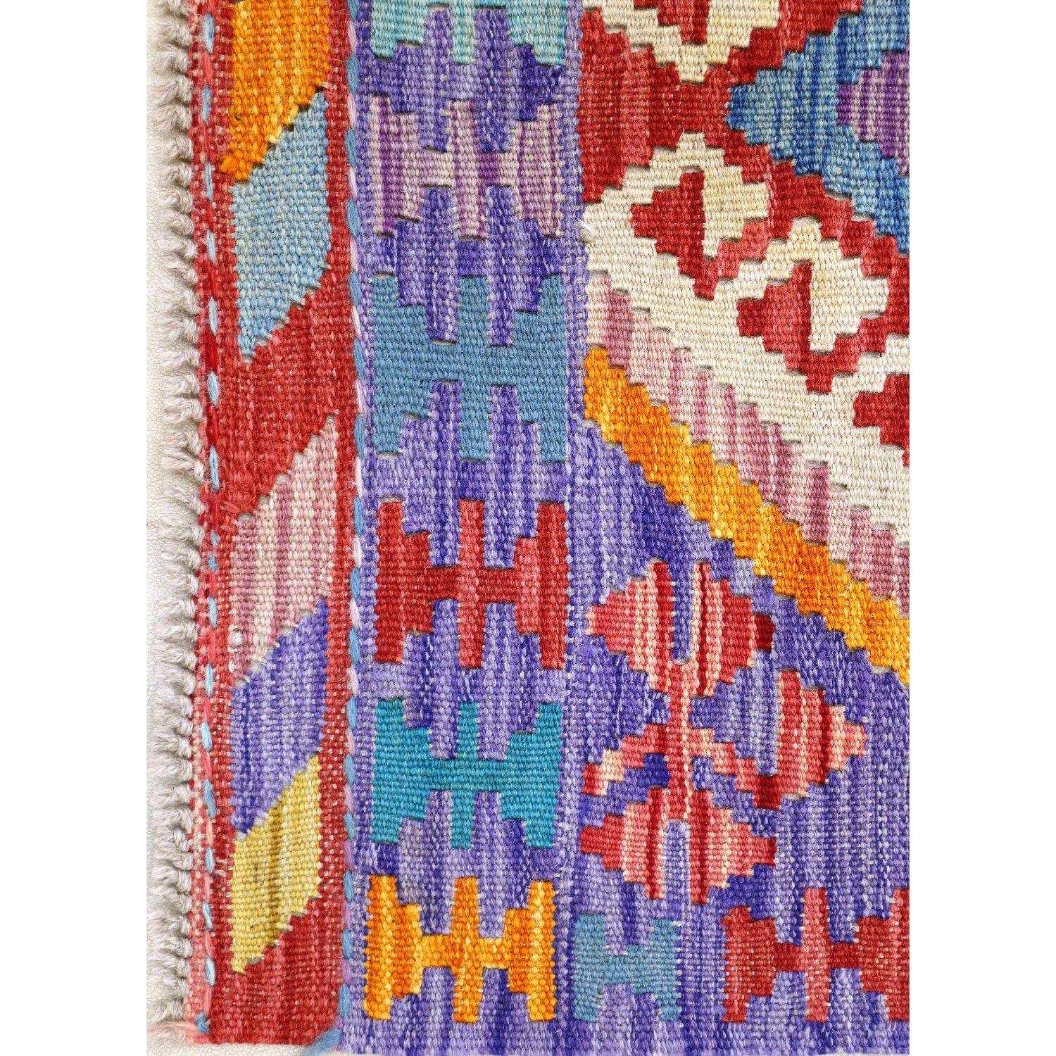 Alfombra pasillo BAZHARS Kilim Vegi MP743 210x073 cm Multicolor-5