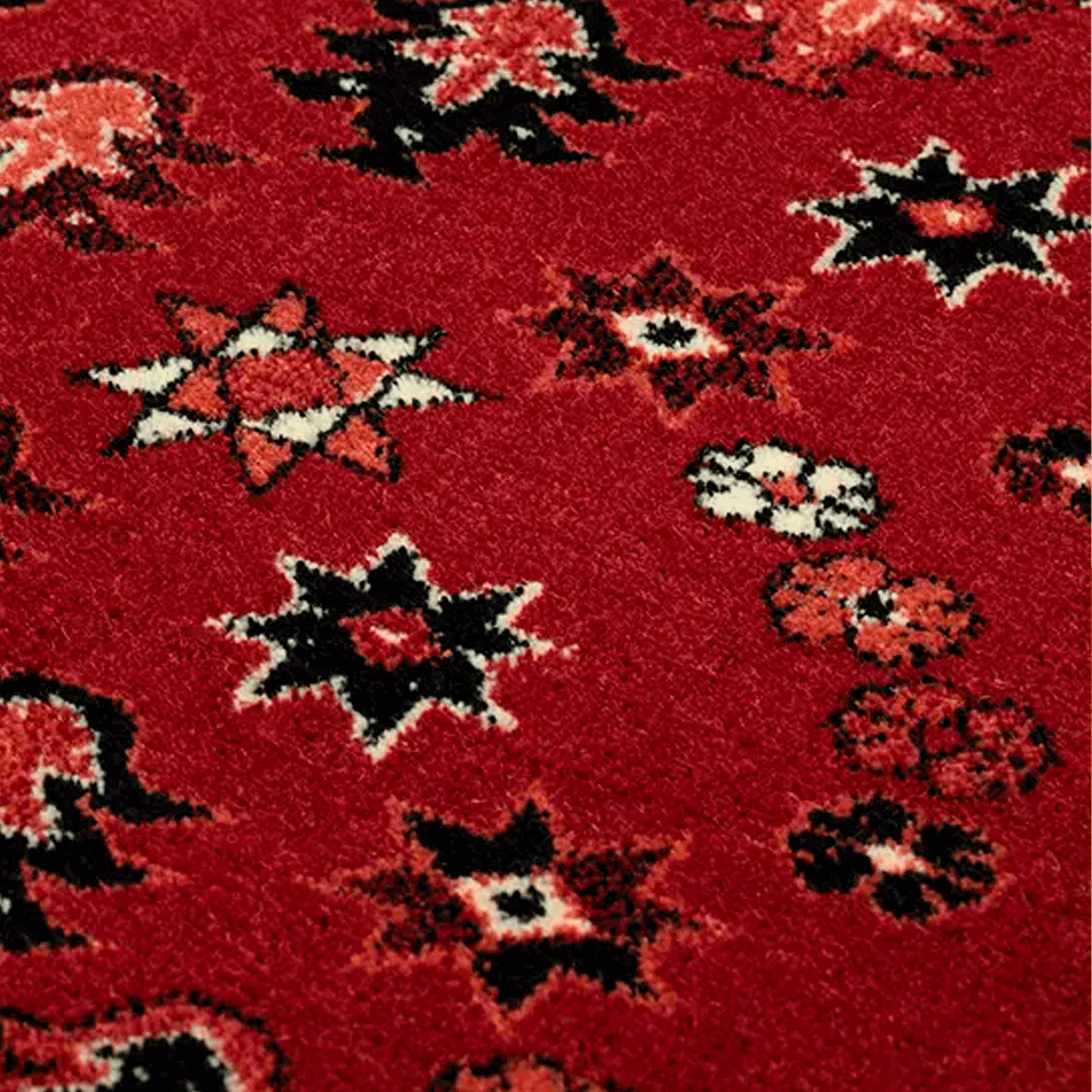 Alfombra BAZHARS Kirman 43 80 300 160x240 cm Burdeo-1