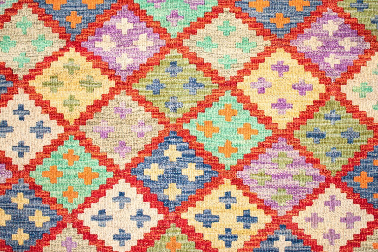 Alfombra Artesanal Bazhars Kelim Vegi 190X150 cm-1