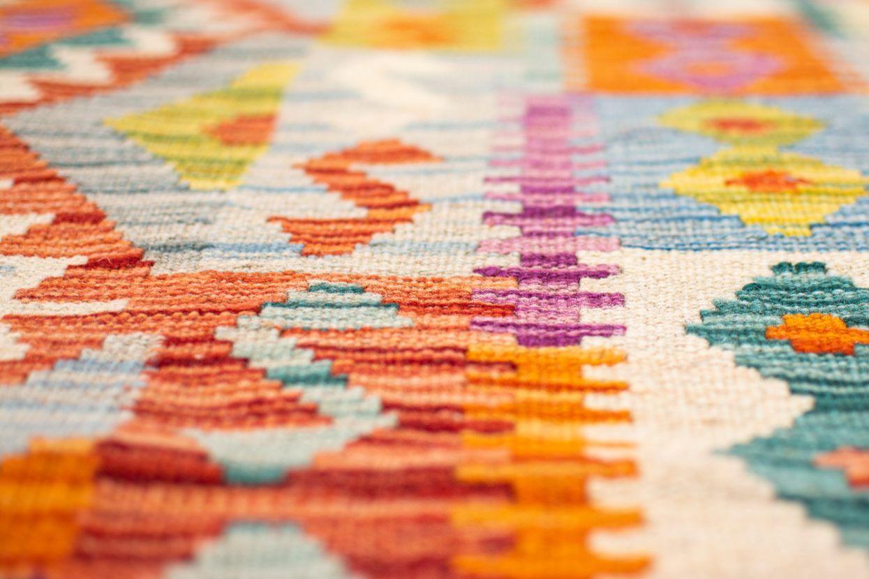 Alfombra Artesanal Bazhars Kelim Vegi 199X150 cm-3