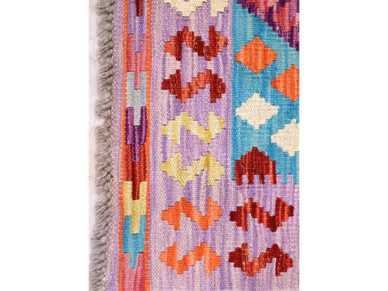 Alfombra 128X082 cm Artesanal Kilim Vegi Bazhars-2