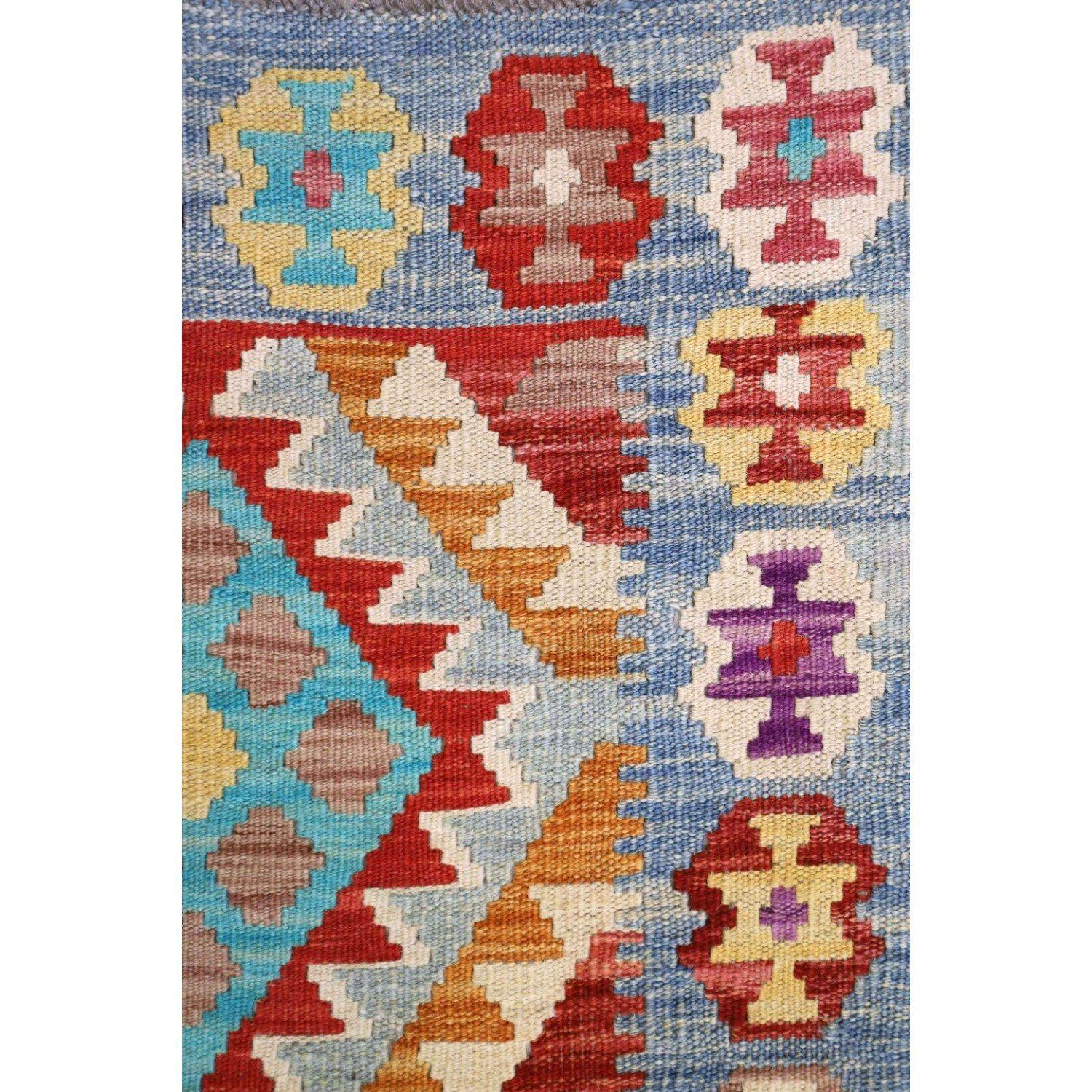 Alfombra pasillo BAZHARS Kilim Vegi MP740 198x061 cm Multicolor-1