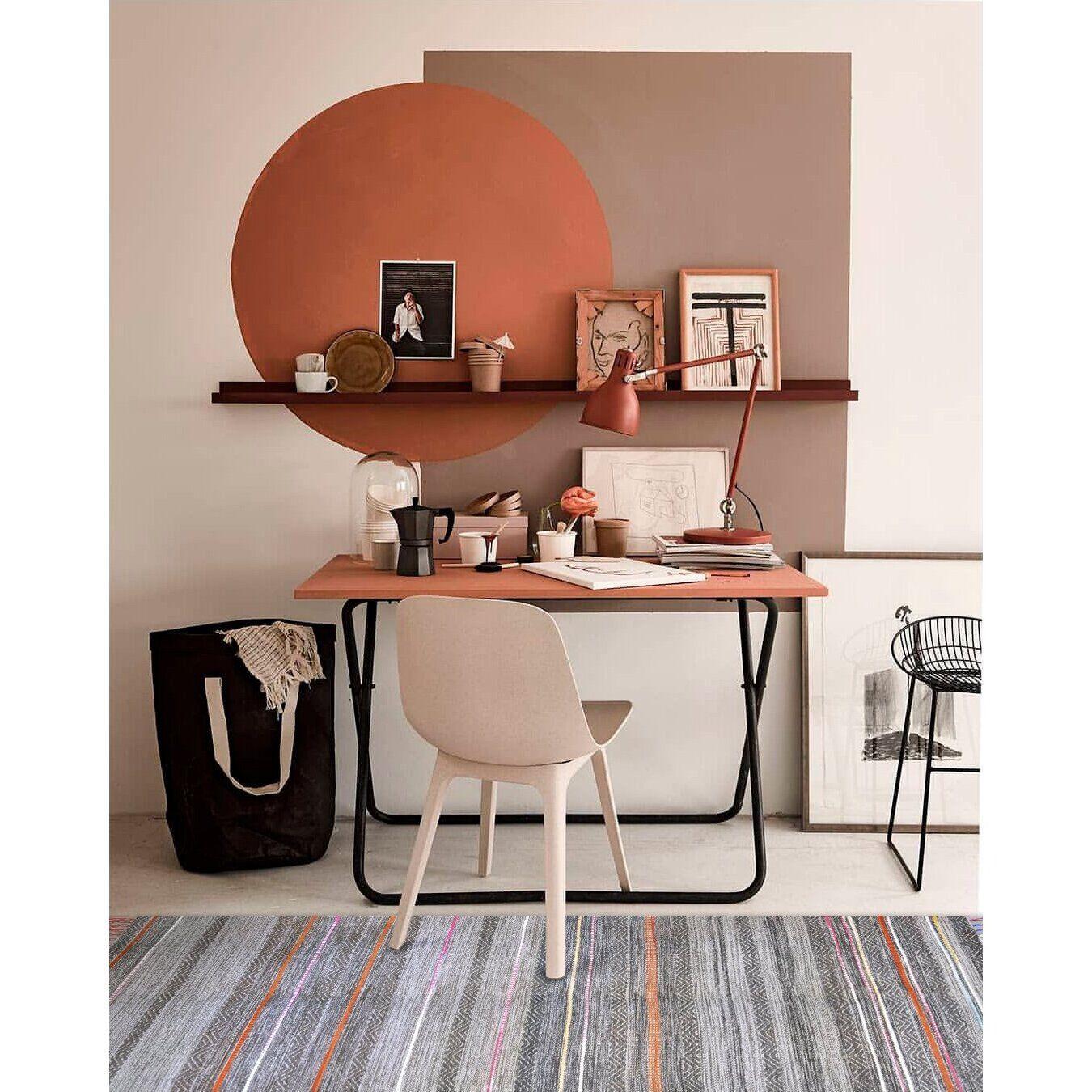 Alfombra BAZHARS  Kelim Waz Etnic 2  160x230 cm Gris claro-1