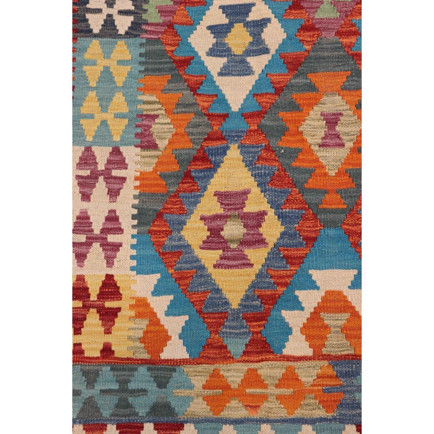 Alfombra BAZHARS Kilim Vegi MP909 283x196 cm Multicolor-1