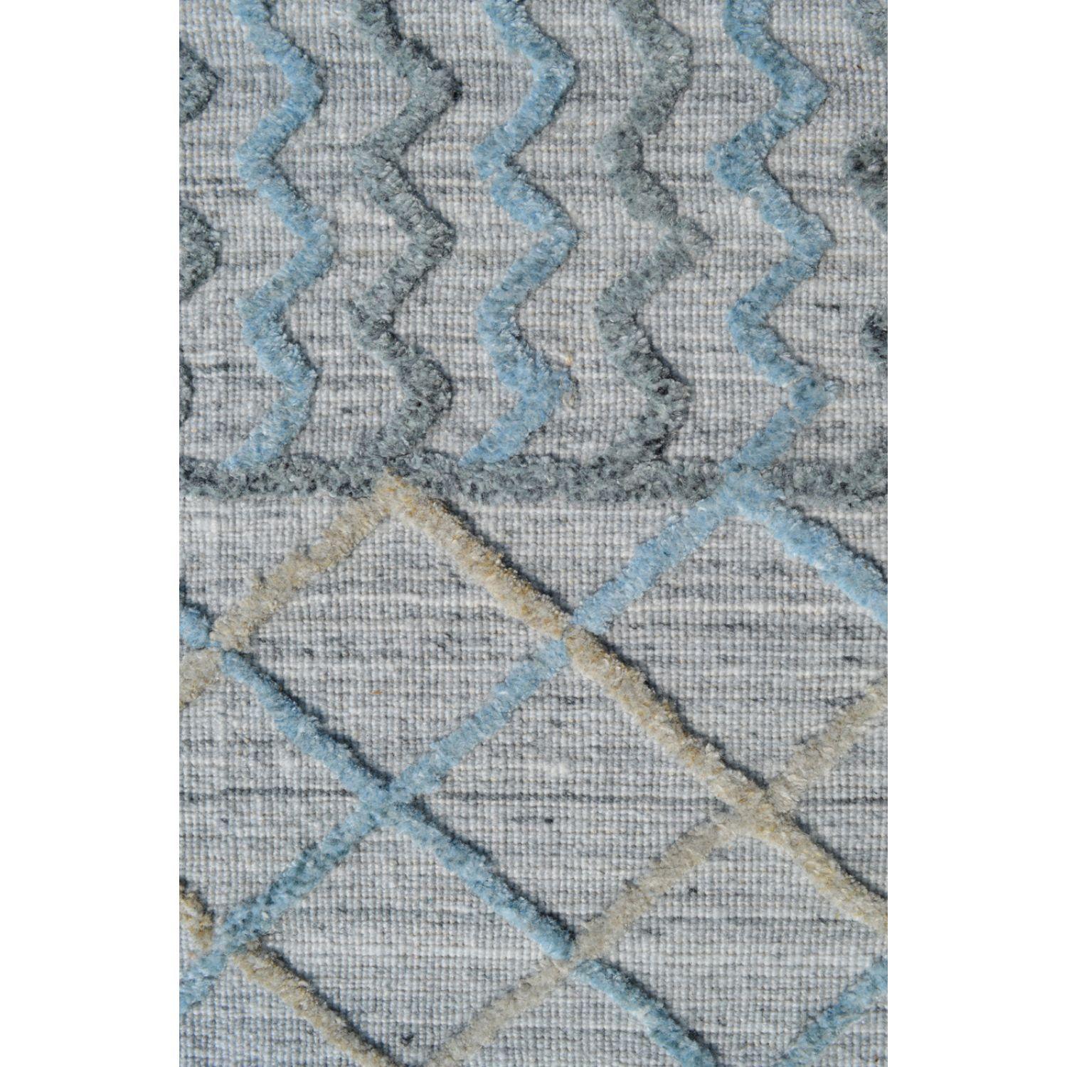 Alfombra BAZHARS Natural Rug Tuf 2065 140x200 cm Gris azulado-1