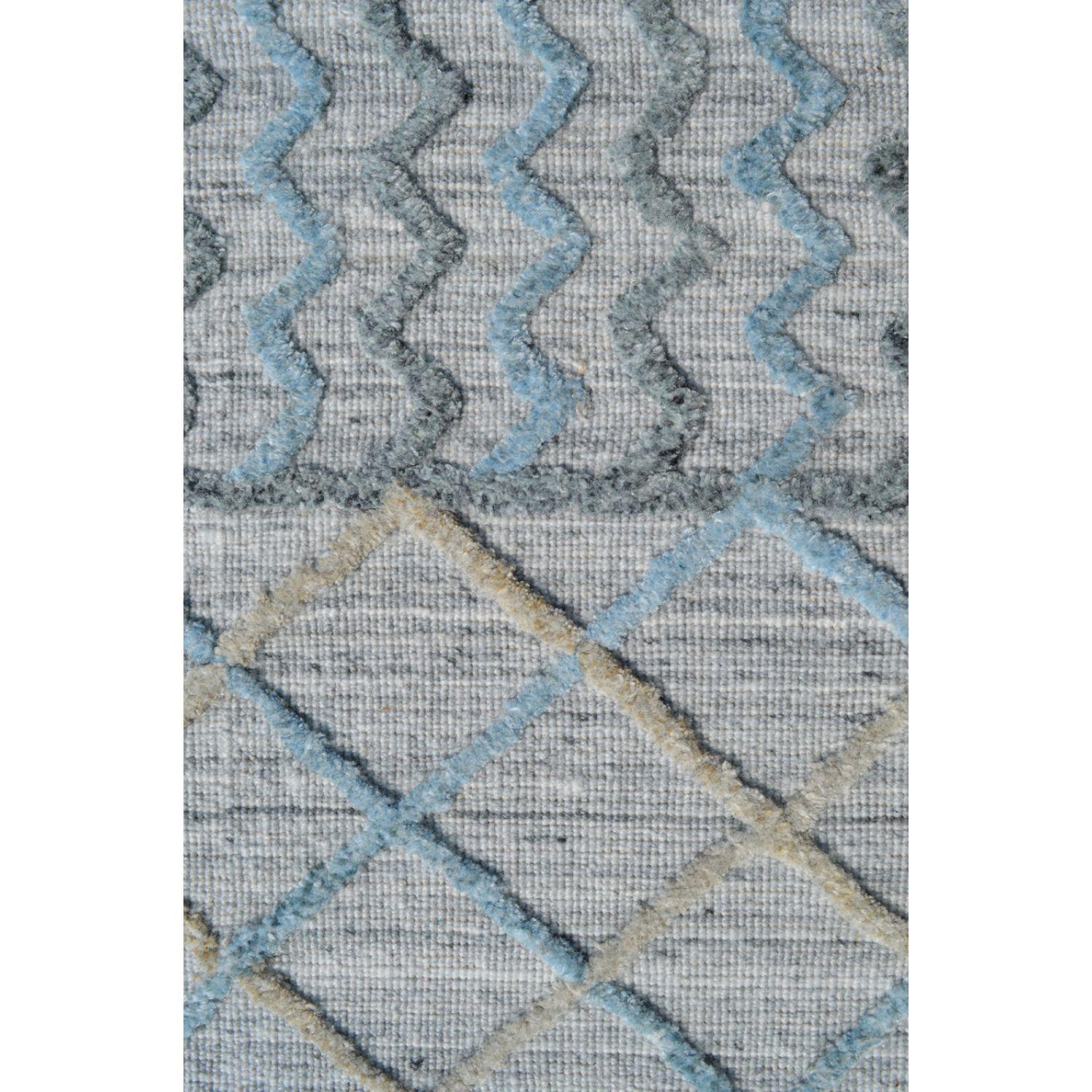 Alfombra BAZHARS Natural Rug Tuf 2065 140x200 cm Gris azulado-1