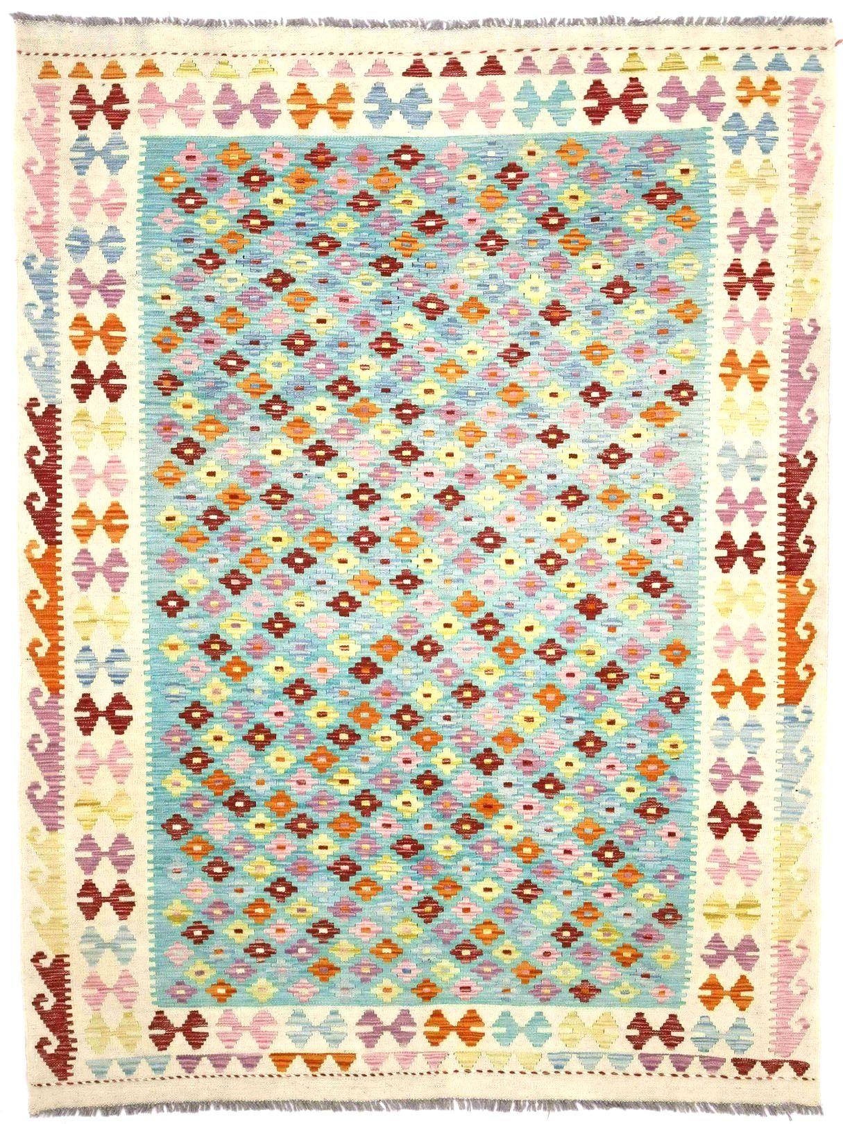 Alfombra BAZHARS Kilim Vegi MP498 259x180 cm Multicolor-3