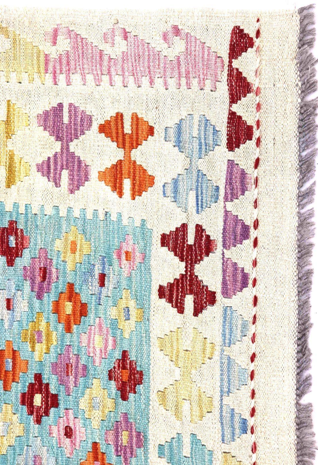Alfombra BAZHARS Kilim Vegi MP498 259x180 cm Multicolor-5