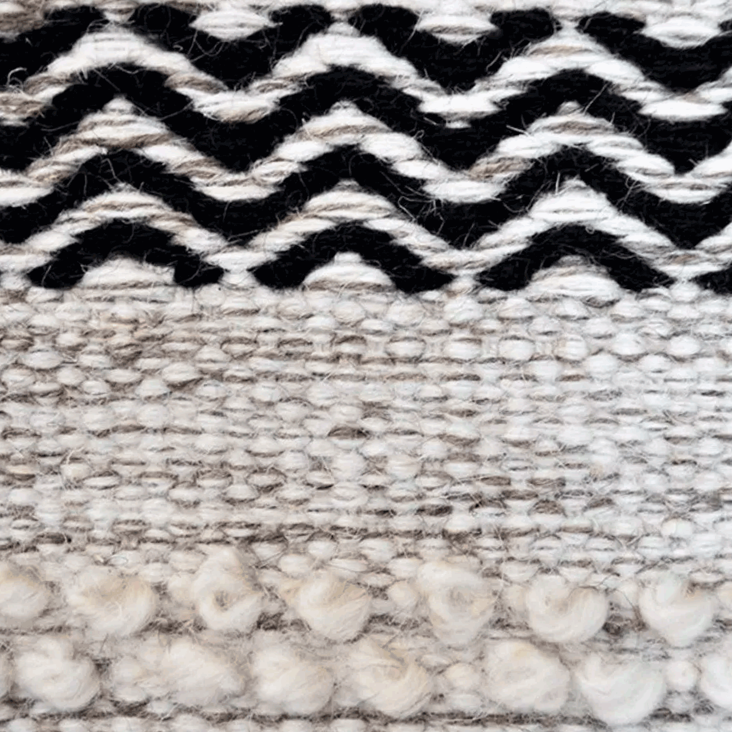 Alfombra BAZHARS  Am Bol 101 Grey Black 140x200 cm Gris-9