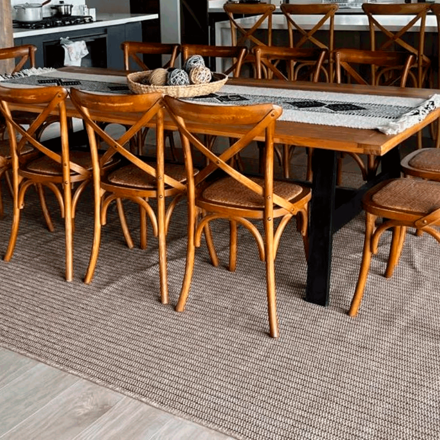 Alfombra Yute 200X290 cm LAVABLE CRAFT 730305 Bazhars-2