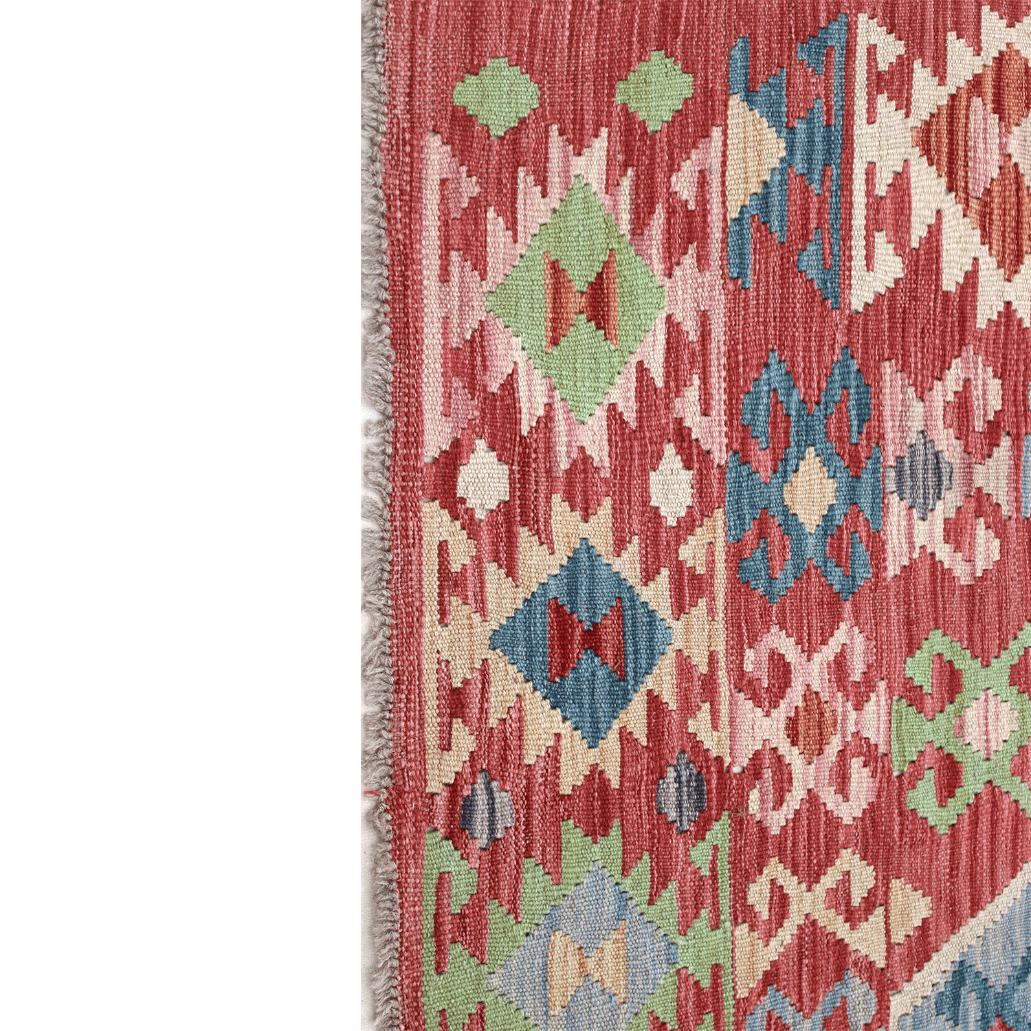 Alfombra BAZHARS s KELIM VEGI P84 170x240 cm Gris-2