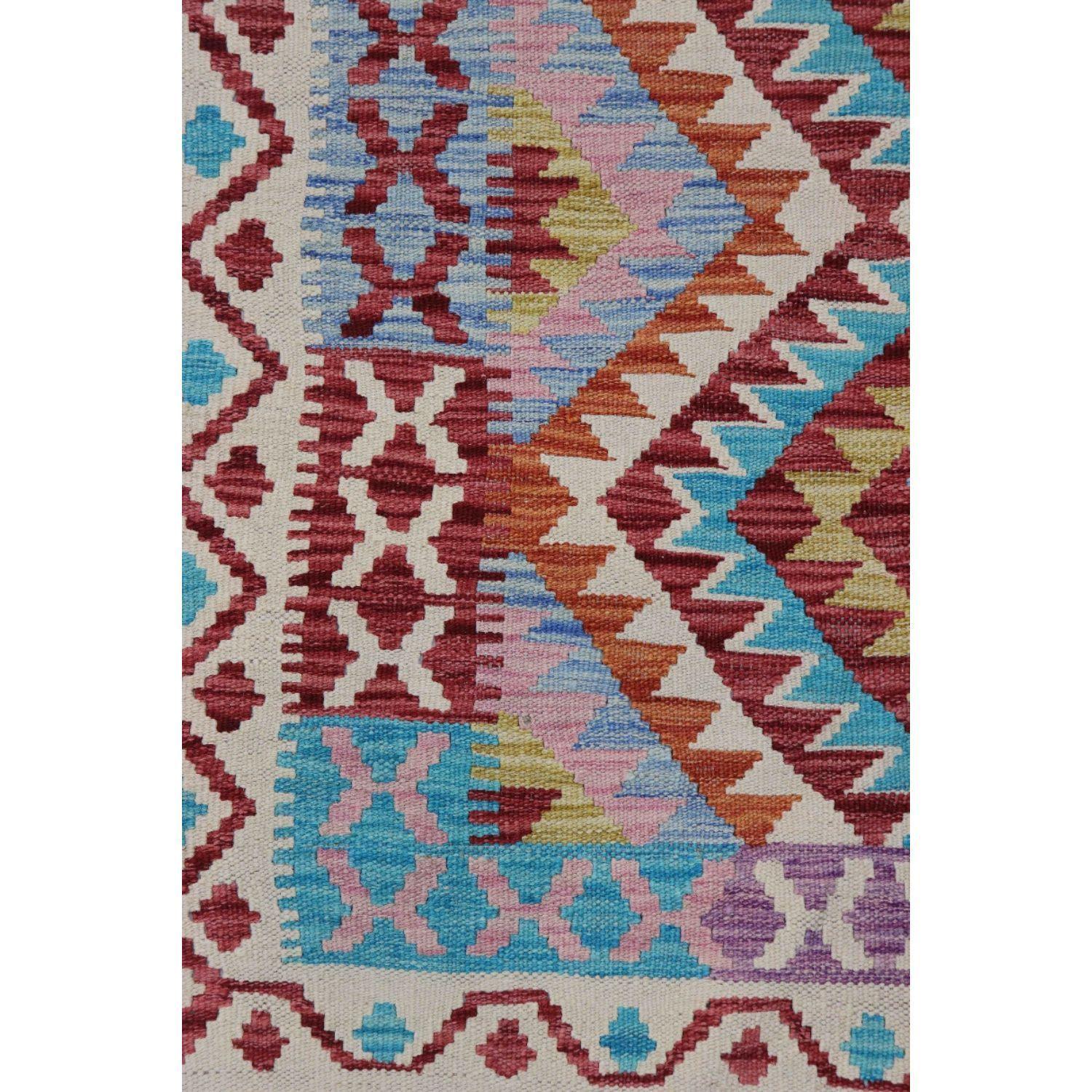Alfombra BAZHARS Kilim Vegi MP 747 152x102 cm Multicolor-4