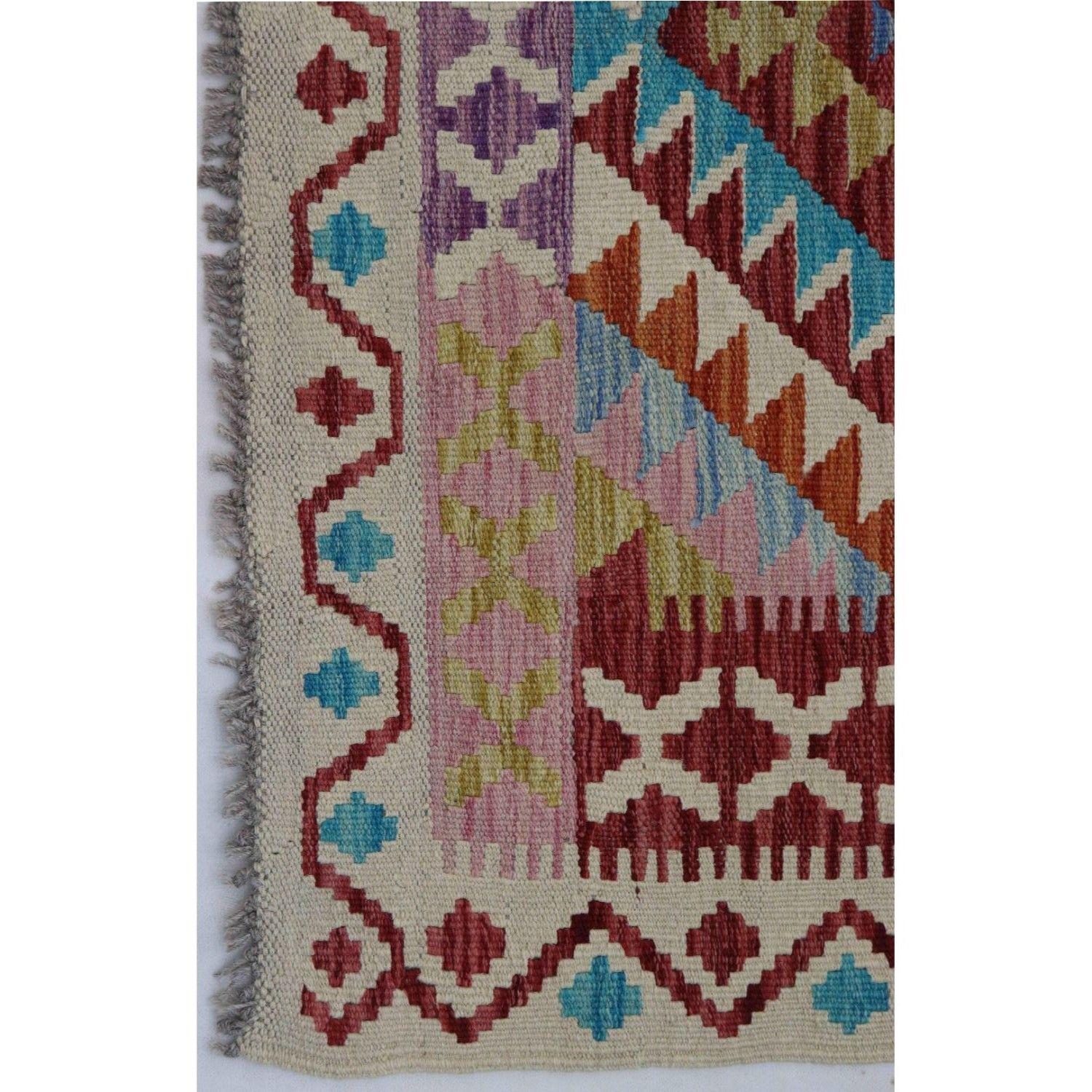 Alfombra BAZHARS Kilim Vegi MP 747 152x102 cm Multicolor-5