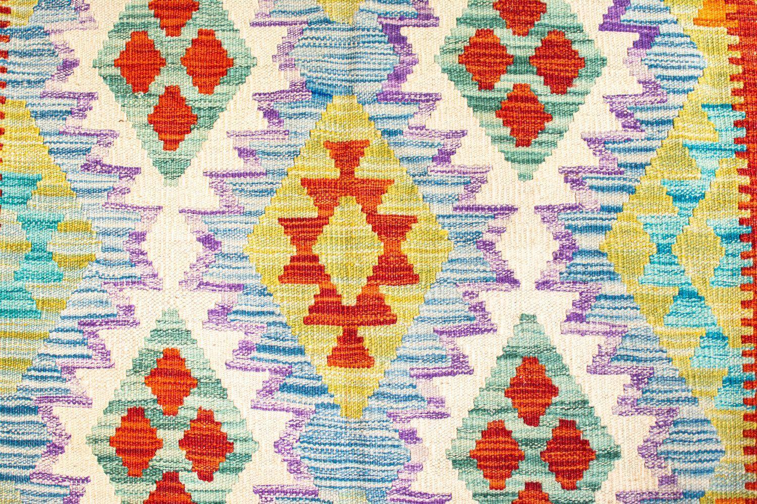 Alfombra Artesanal Bazhars Kelim Vegi 200X137 cm-1