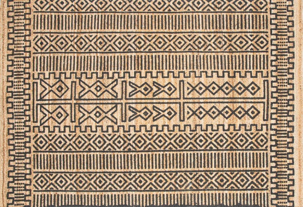 Alfombra  Yute Nir Ambient 02 140X200-0