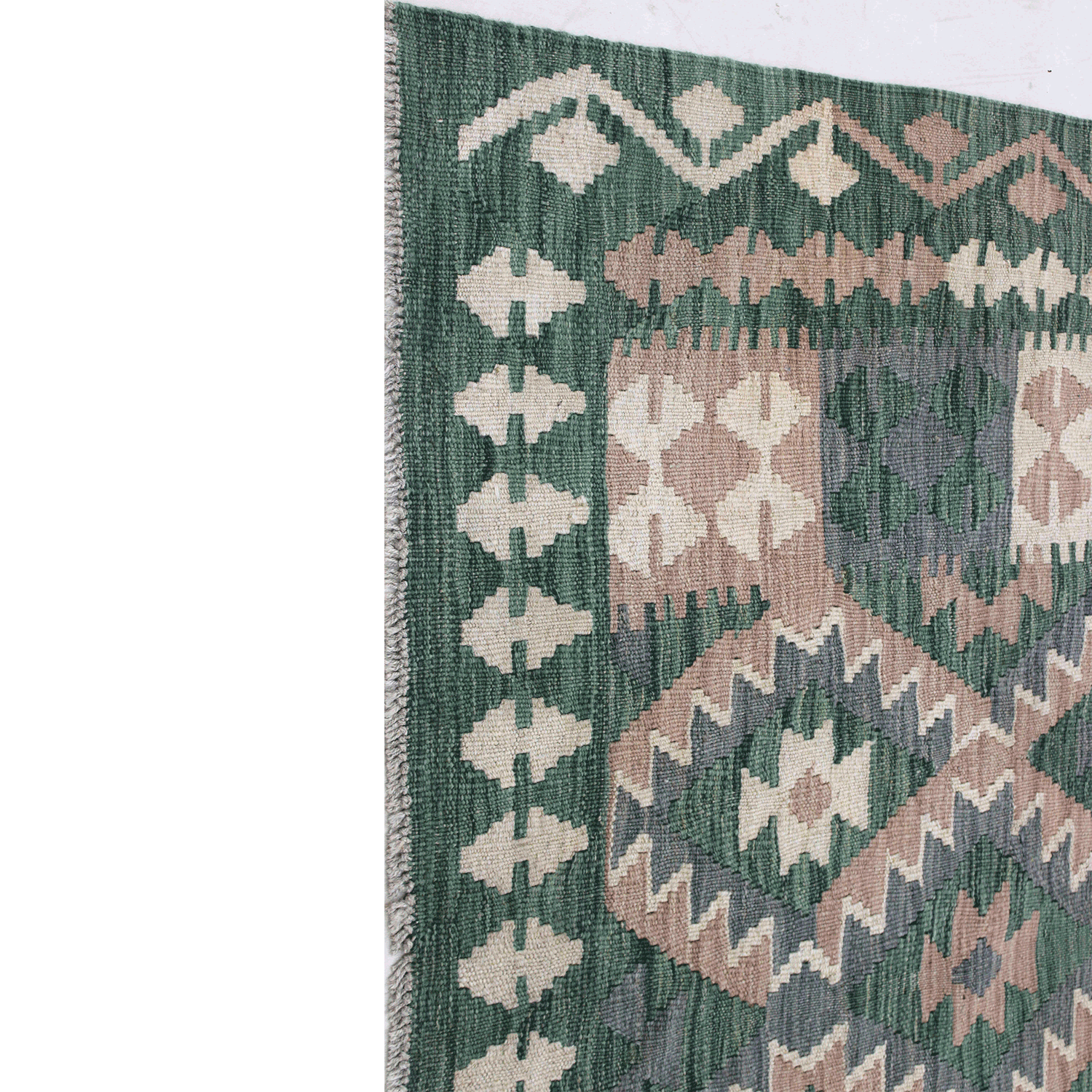 Alfombra BAZHARS s KELIM VEGI P82 170x240 cm Gris-2