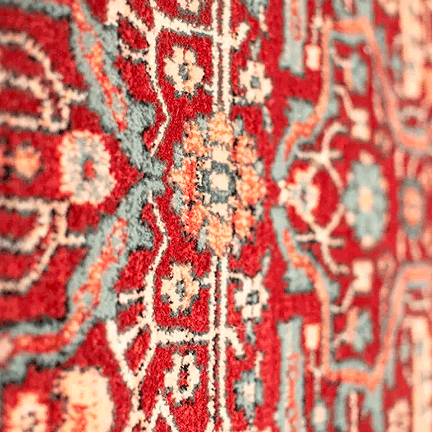 Alfombra BAZHARS Kirman 43 48 300 80x120 cm Burdeo-4
