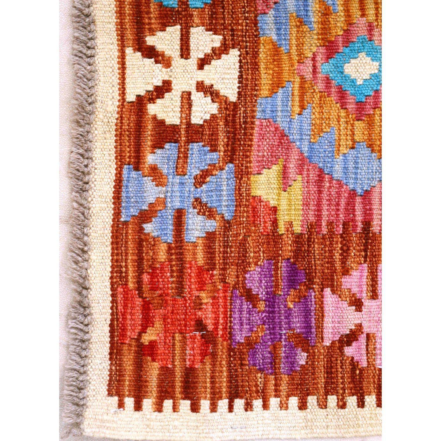 Alfombra pasillo BAZHARS Kilim Vegi MP741 199x059 cm Multicolor-5