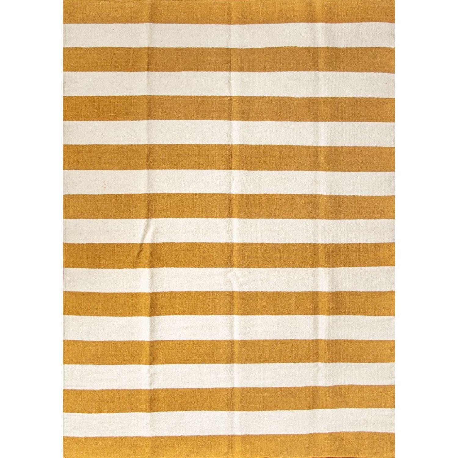 Alfombra BAZHARS  Kilim Pau Gall 14 Nmust 200x300 cm Mostaza-0