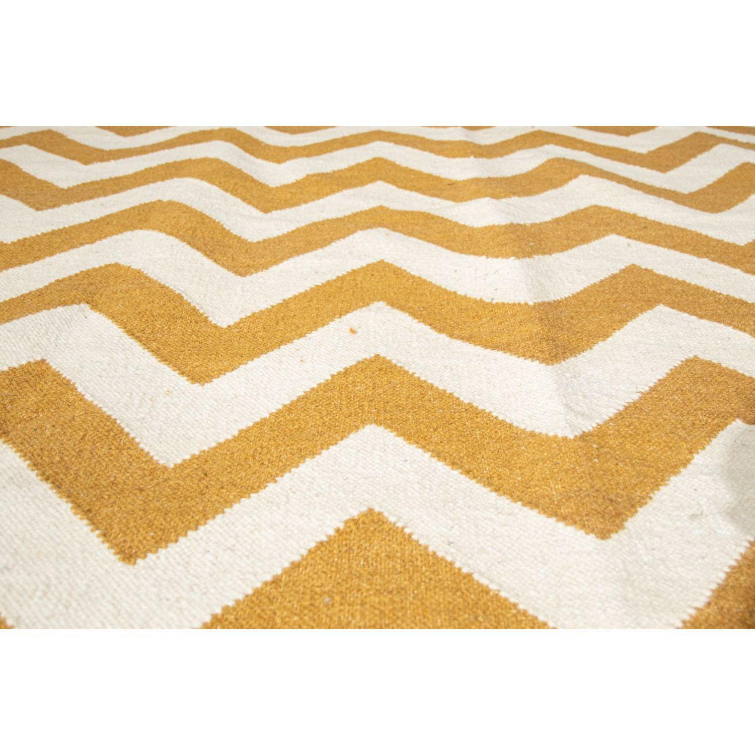 Alfombra BAZHARS  Kelim Pau Gall 10 NatW  140x200 cm Beige-2
